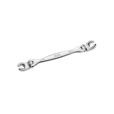 M10 Double End Flexible Flare Nut Wrench (6pt)