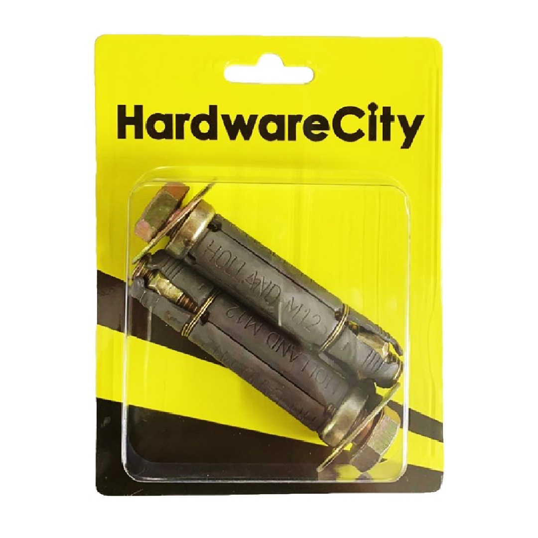 HardwareCity M12 Tac Hex Expansion Bolts, 2PC/Pack