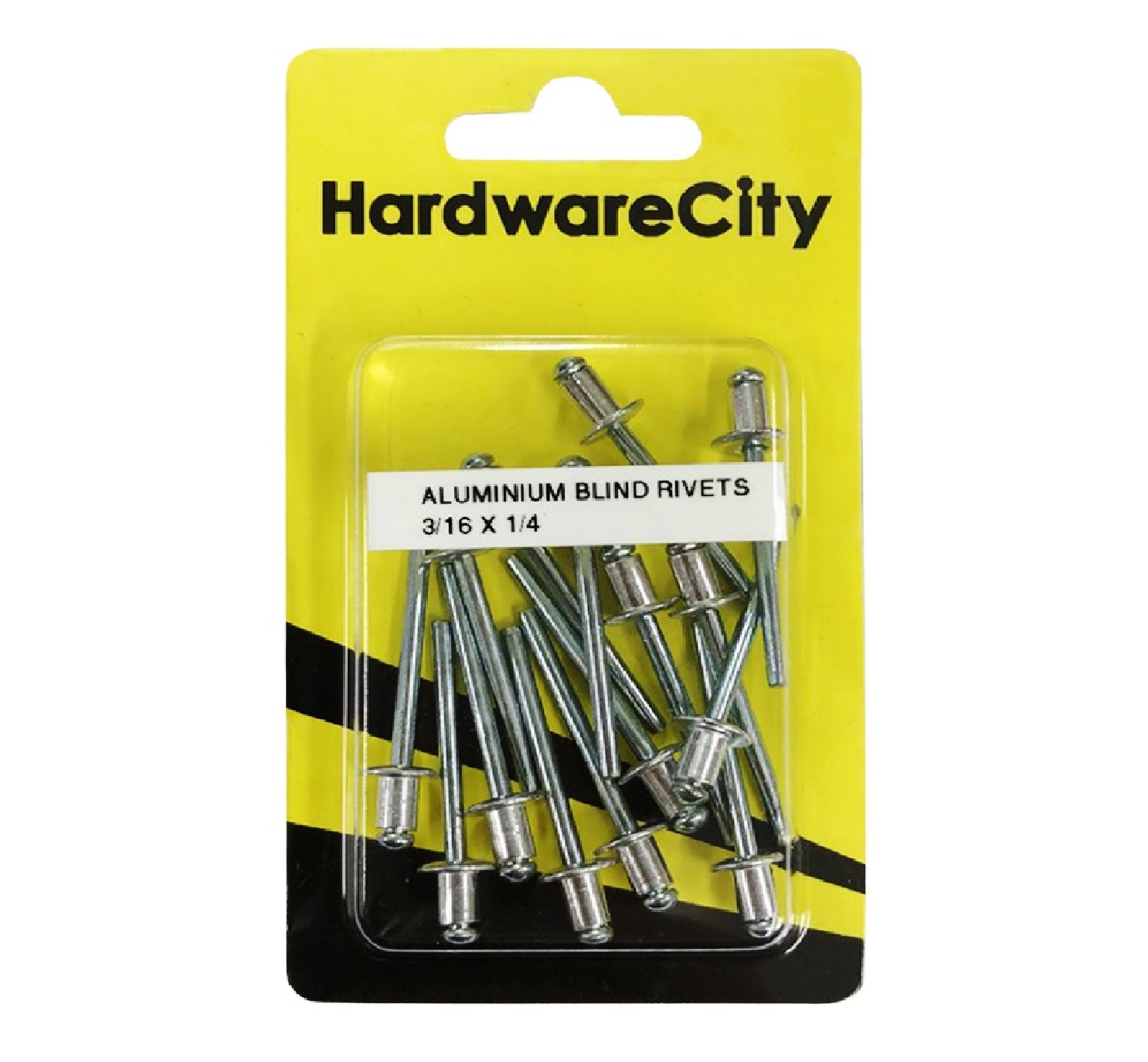 HardwareCity 3/16 X 1/4 Aluminium Rivets, 20PC/Pack