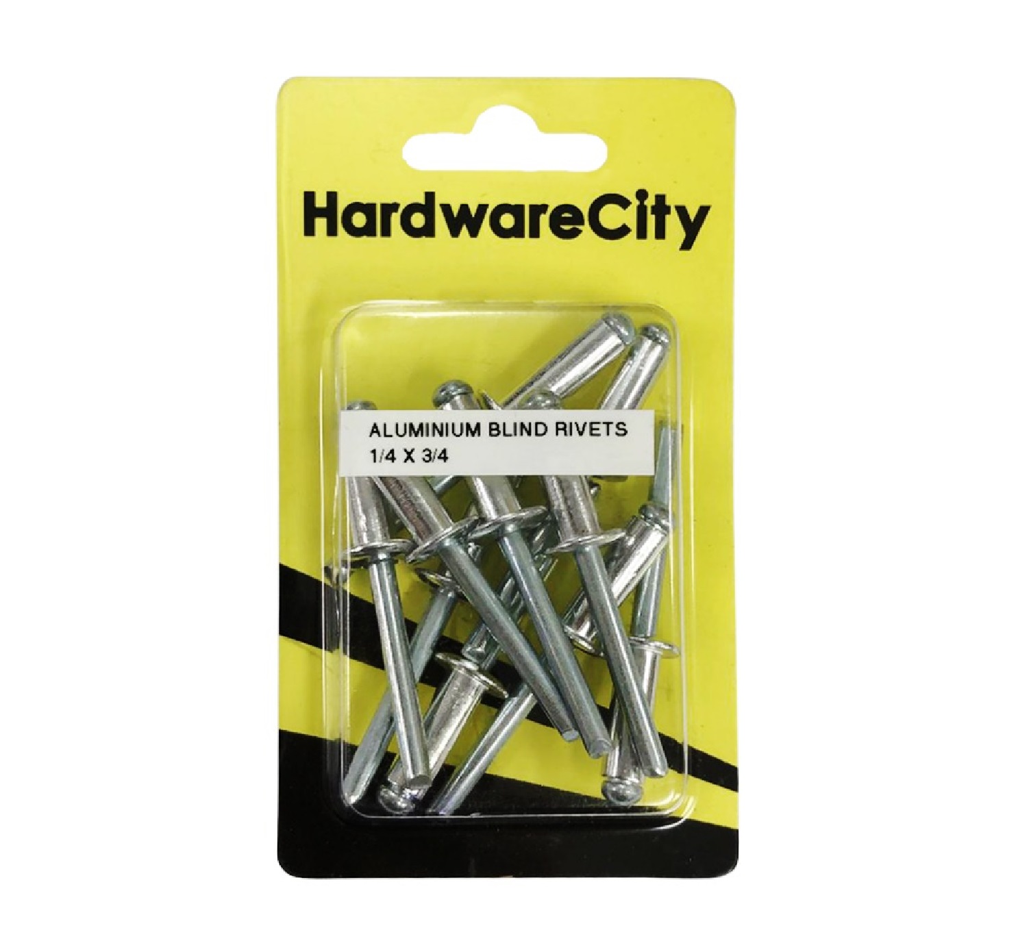 HardwareCity 1/4 X 3/4 Aluminium Rivets, 10PC/Pack