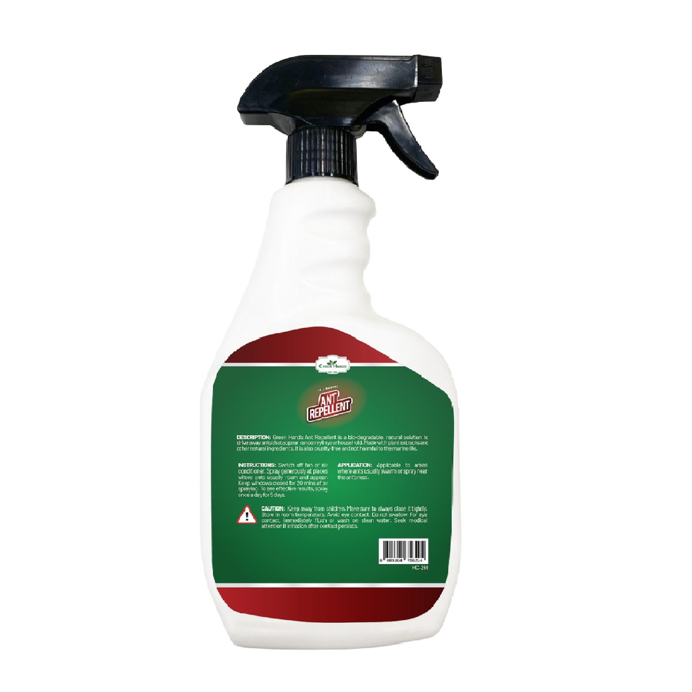 Green Hands All Natural Ant Repellent Spray Solution 500ML