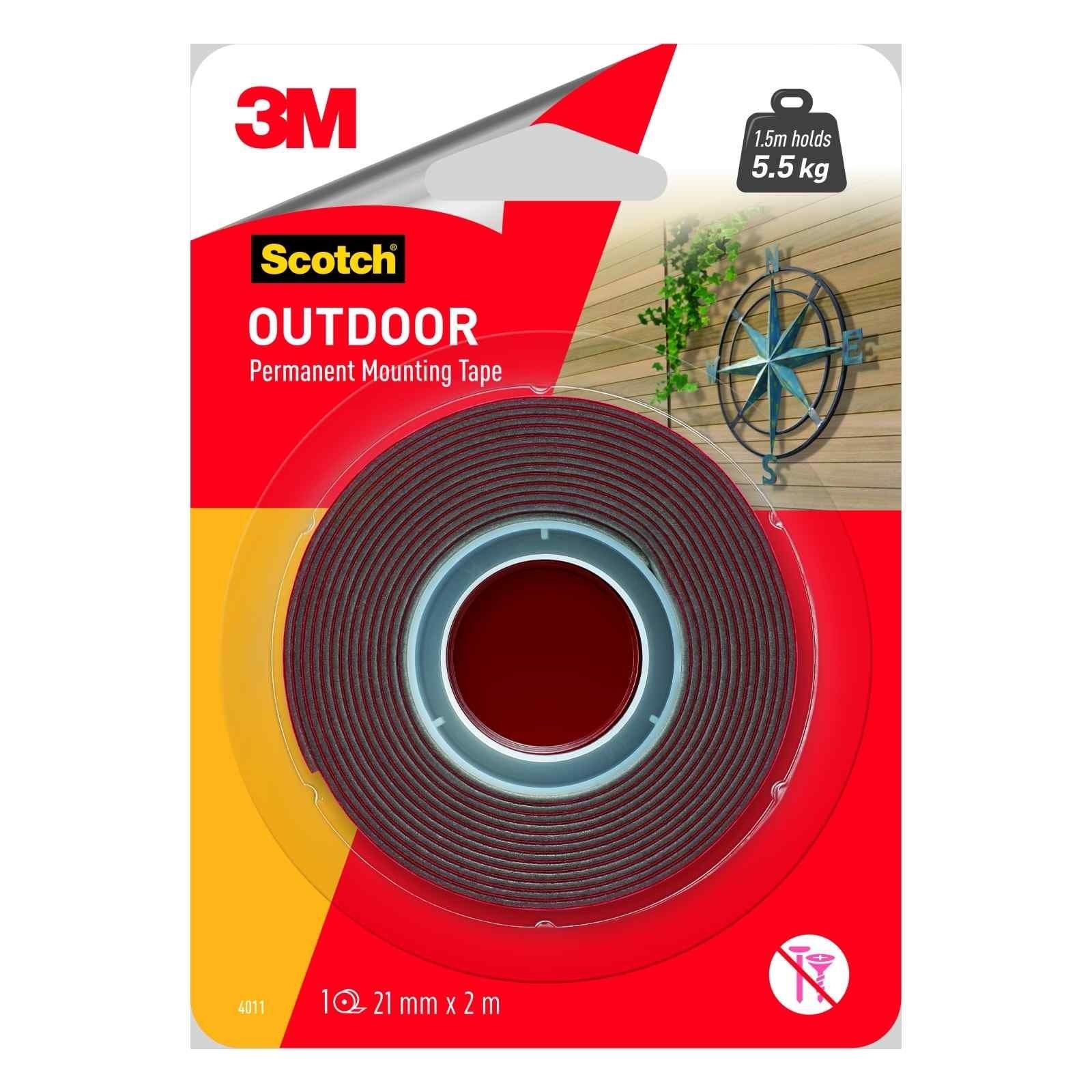 3M Scotch Scotch Outdoor Strong Mounting Tape 21MM X 2M