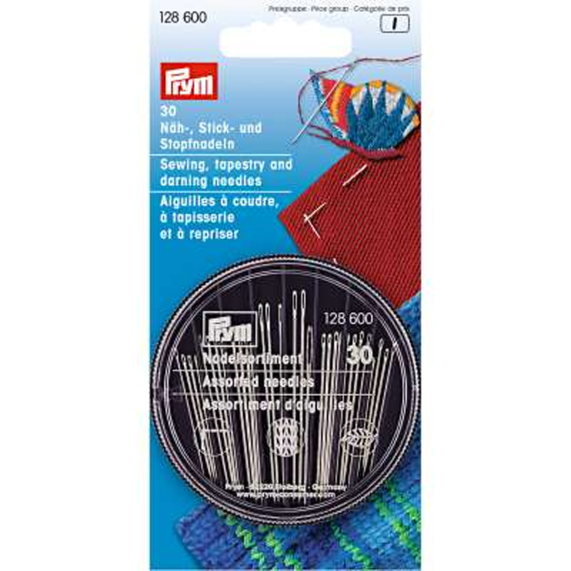 PRYM 126600 Sewing, Embroidery and Darning Needles Compact