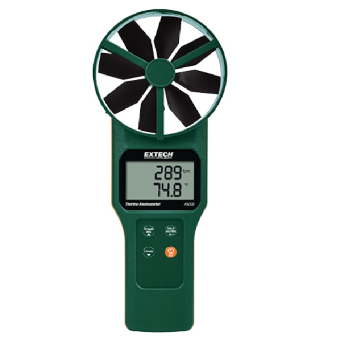 Extech AN300 Large Vane CFM/CMM Thermo-Anemometer