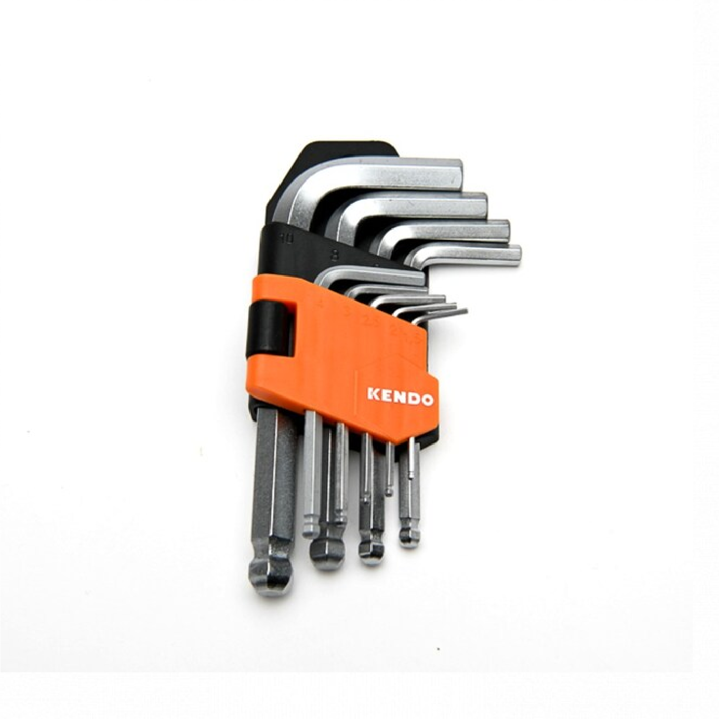 Kendo 20735, 9PC HEX Key With Ball End Set
