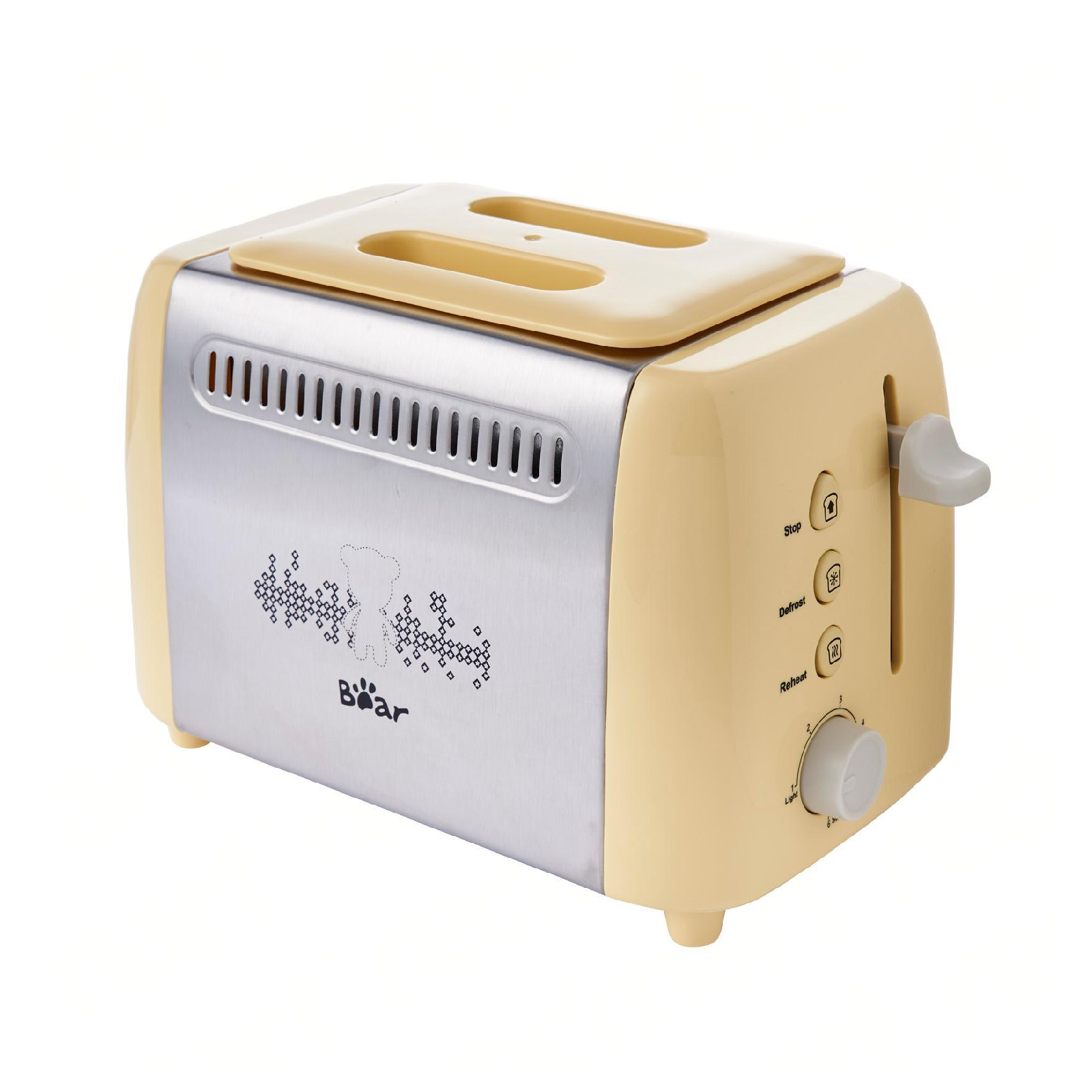 Bear 2 Slice Pop-up Bread Toaster (DSL-A02W1)