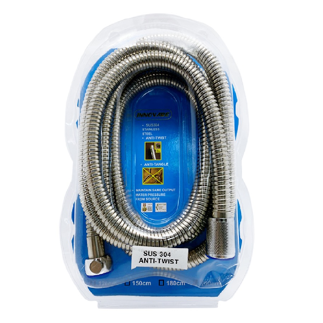 Innovare 200CM SUS304 ANTI-TWIST ANTI-TANGLE Stainless Steel Shower & Bidet Hose