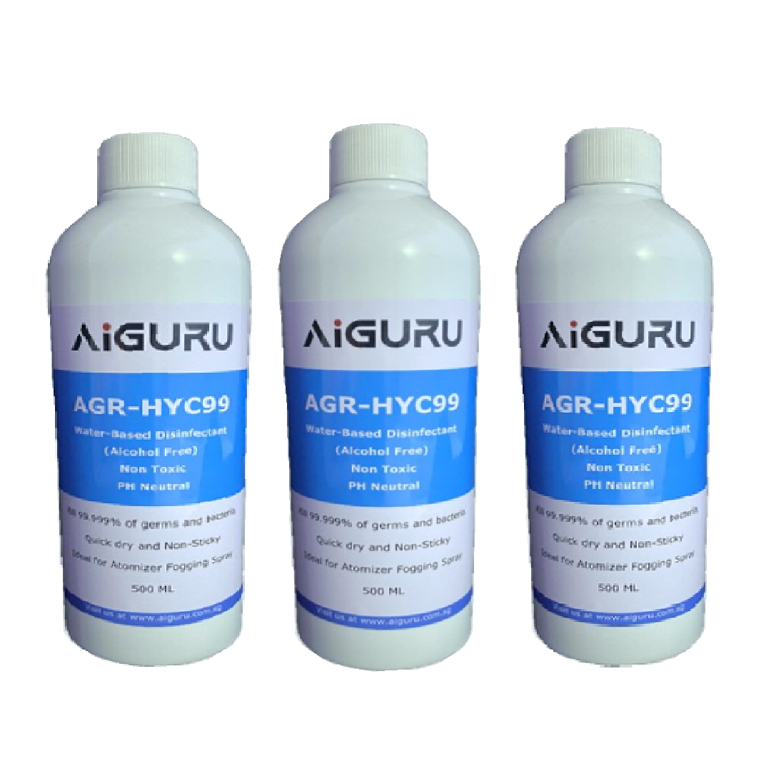 AIGURU Nano Atomizer Water-Based Disinfectant (Alcohol Free) 500ML