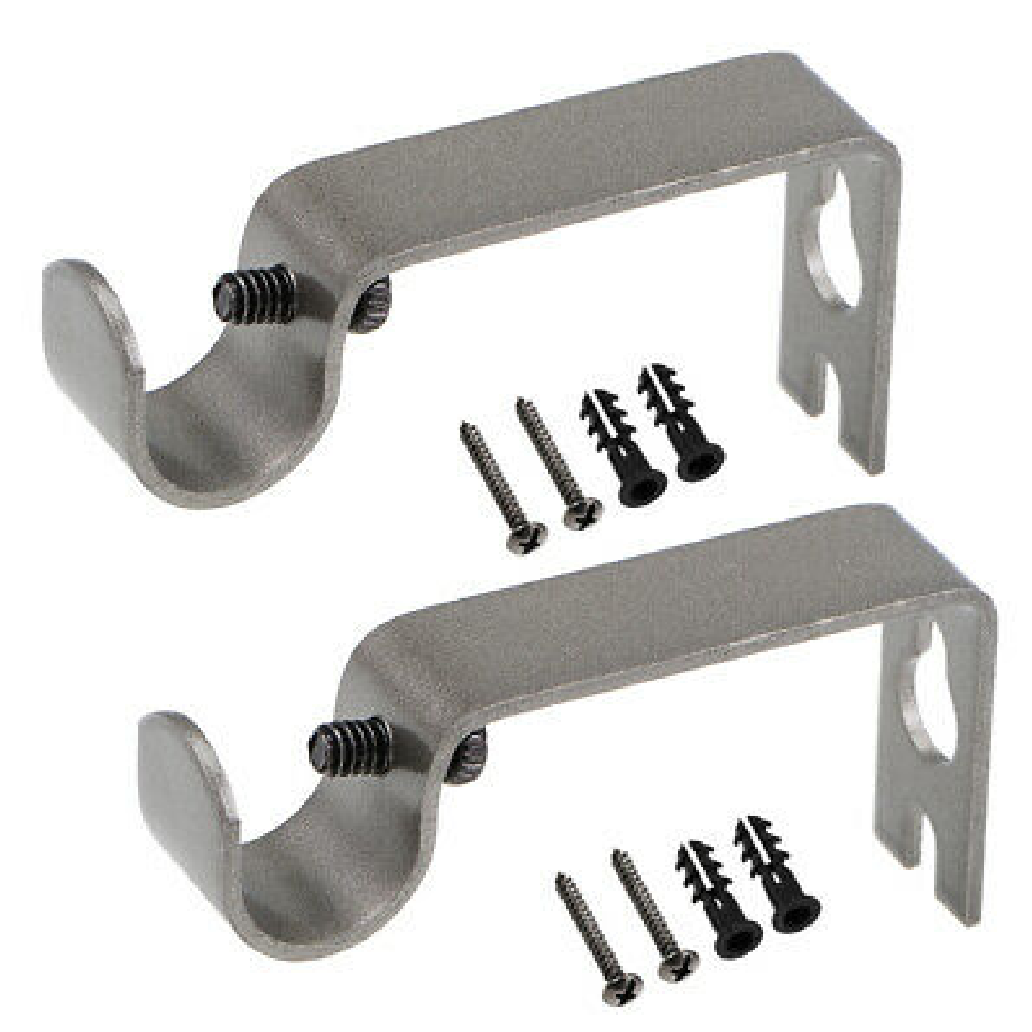 HardwareCity SINGLE Curtain Rod Holder (Pair)