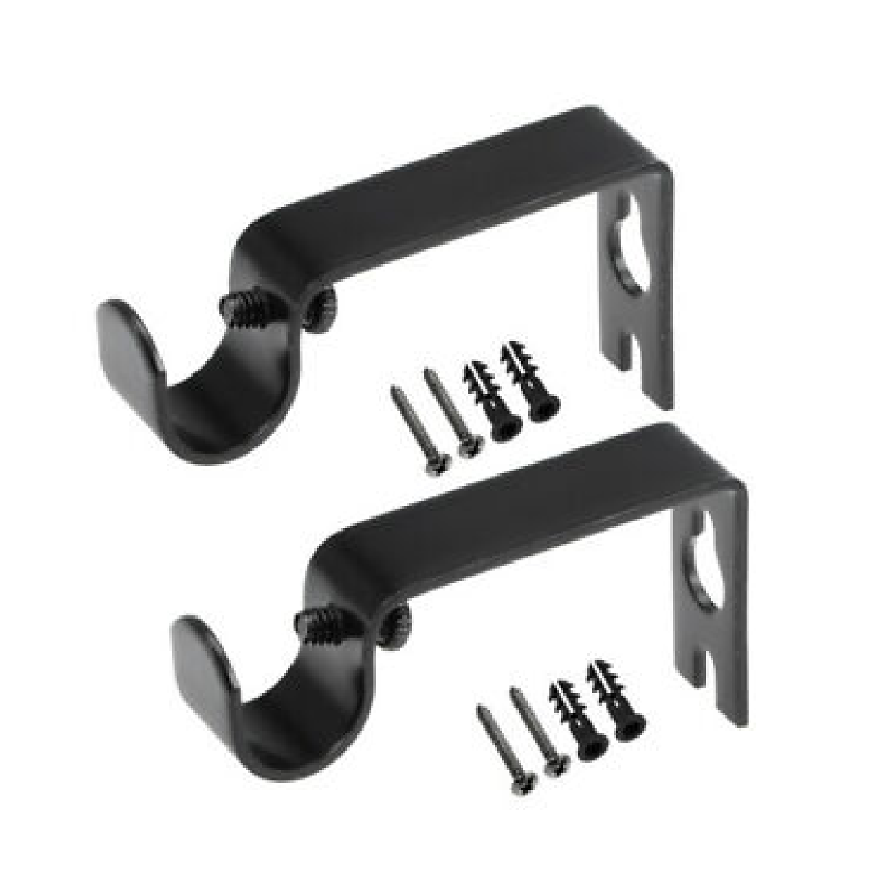 HardwareCity SINGLE Curtain Rod Holder (Pair)