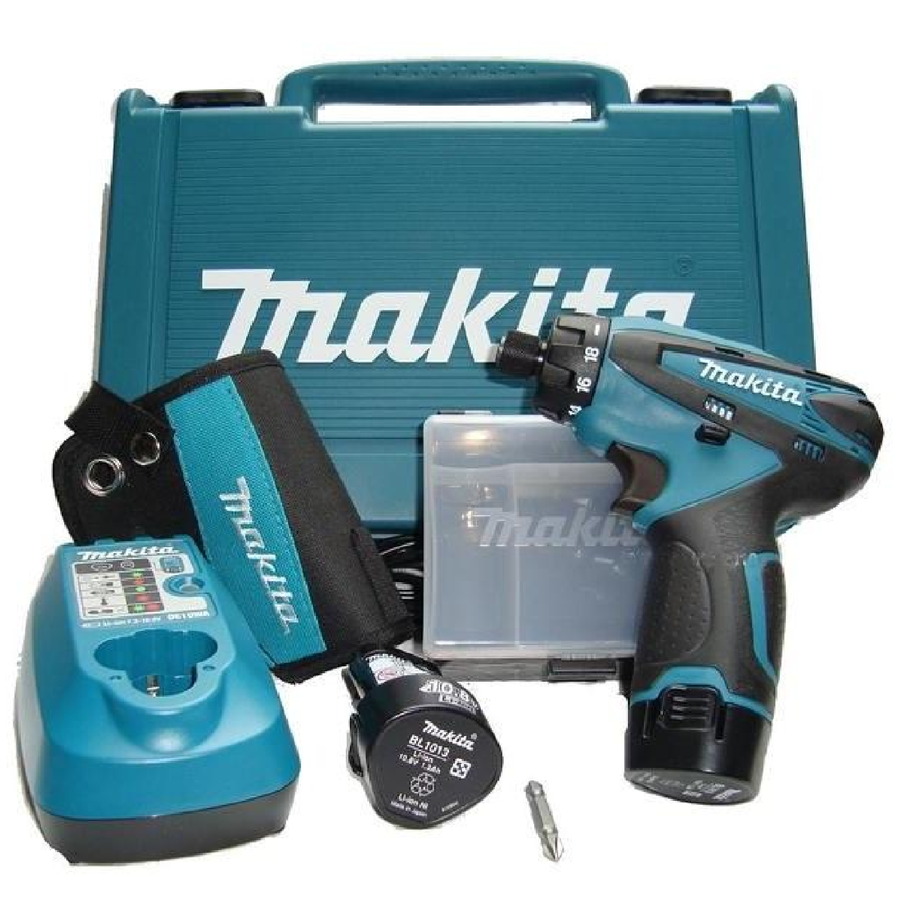 Makita DF030DWE 2 X 10.8V 1.3AH LI-ION 10MM Cordless Driver Drill