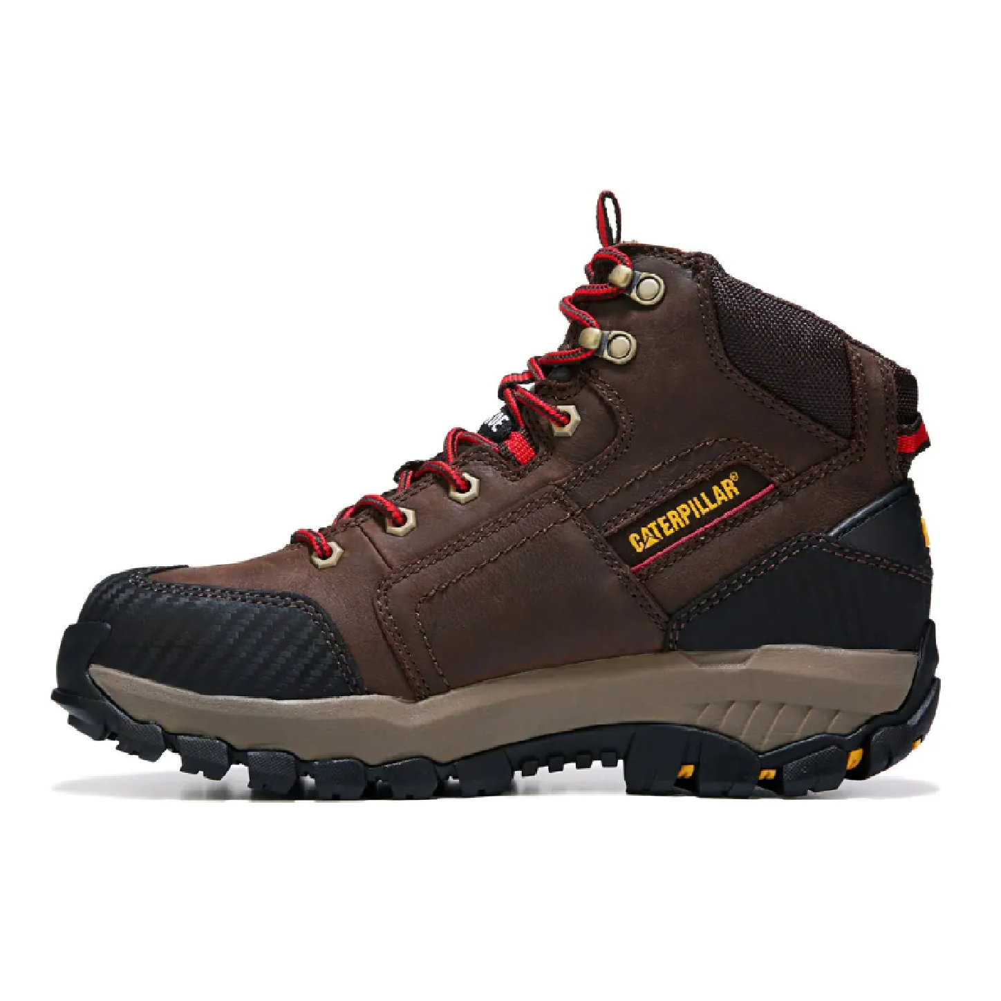 Caterpillar NAVIGATOR Mid Cut Lace STEEL TOE Safety Boots P90614 NUBUCK