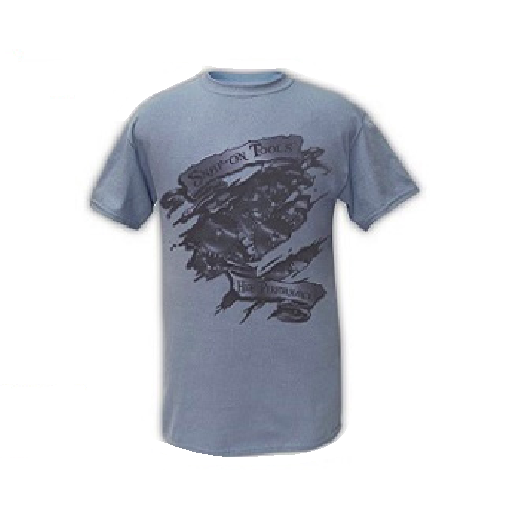SnapOn STONE BLUE High Performance T-Shirt
