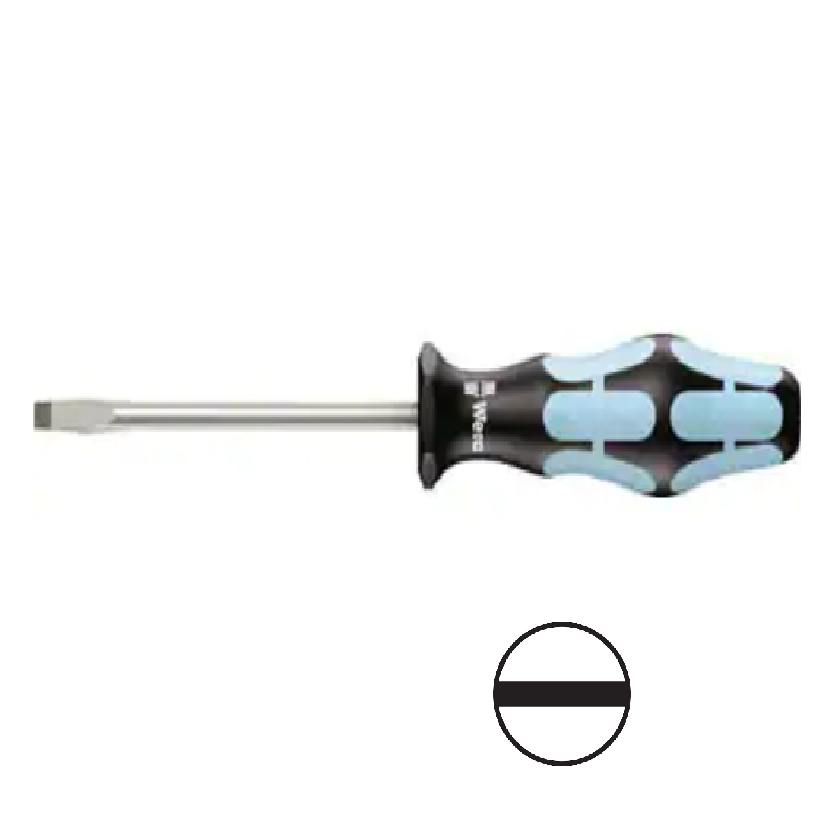 Wera STAINLESS STEEL SLOTTED Screwdriver (-)
