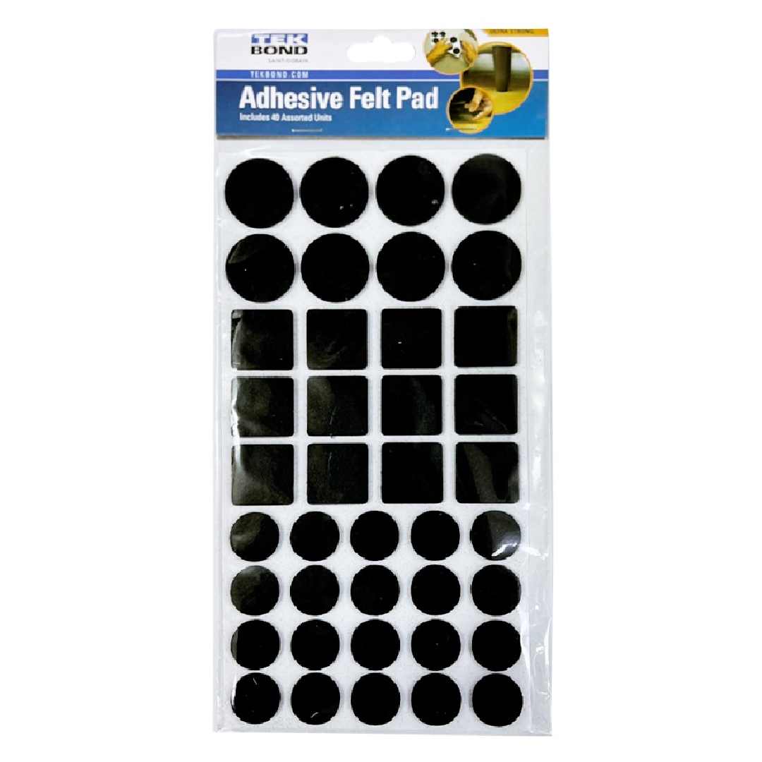 TEKBOND 40 ASSORTMENT Self-Adhesive FELT PADS
