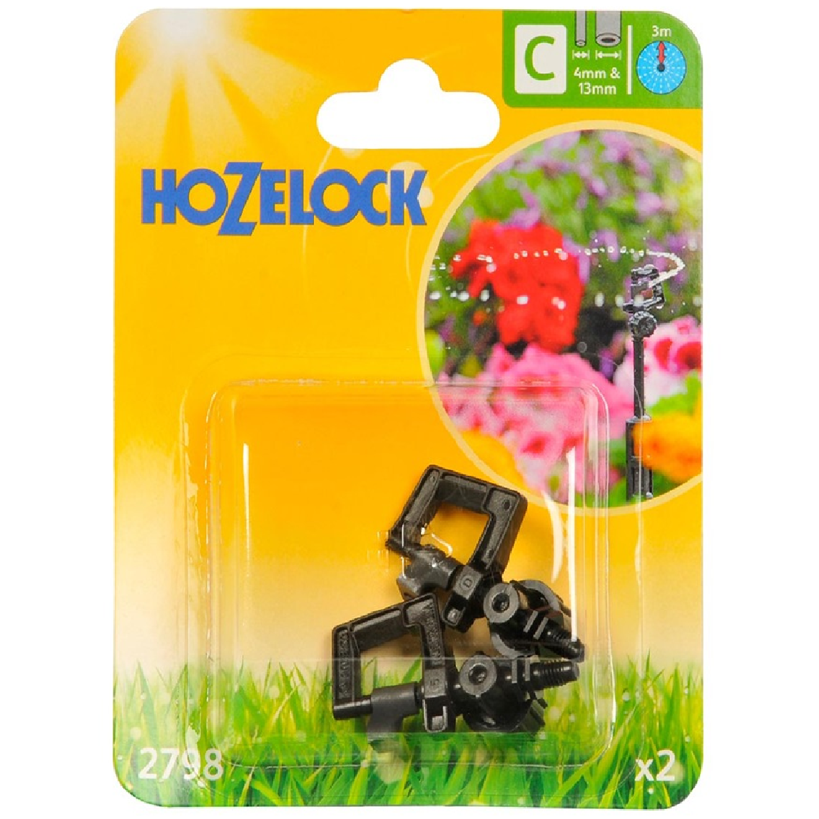 Hozelock MINI SPRINKLER 2798 2PC/Pack