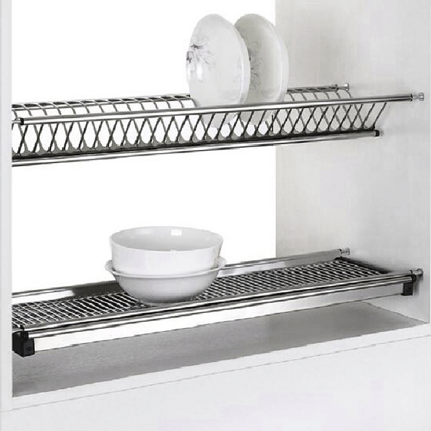 TERISO Stainless Steel Dish Rack Cabinet Mounted HARDWARECITY