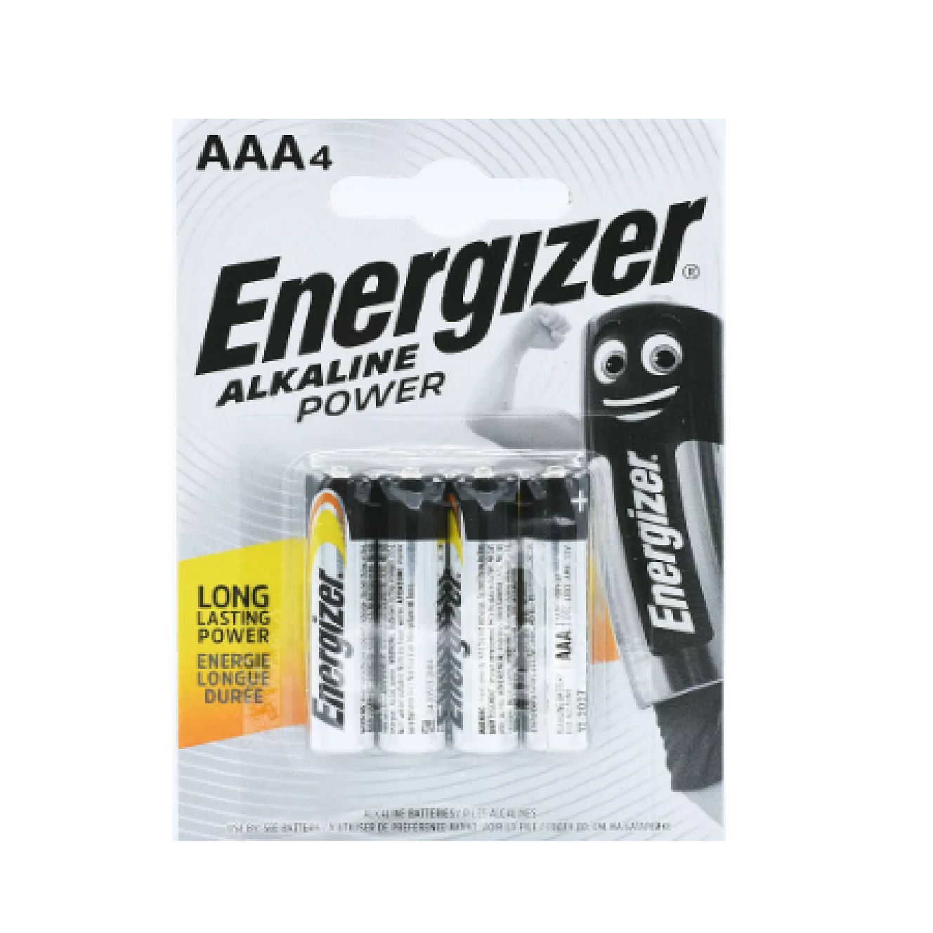 Energizer AAA Alkaline Power Battery 4PC/Pack