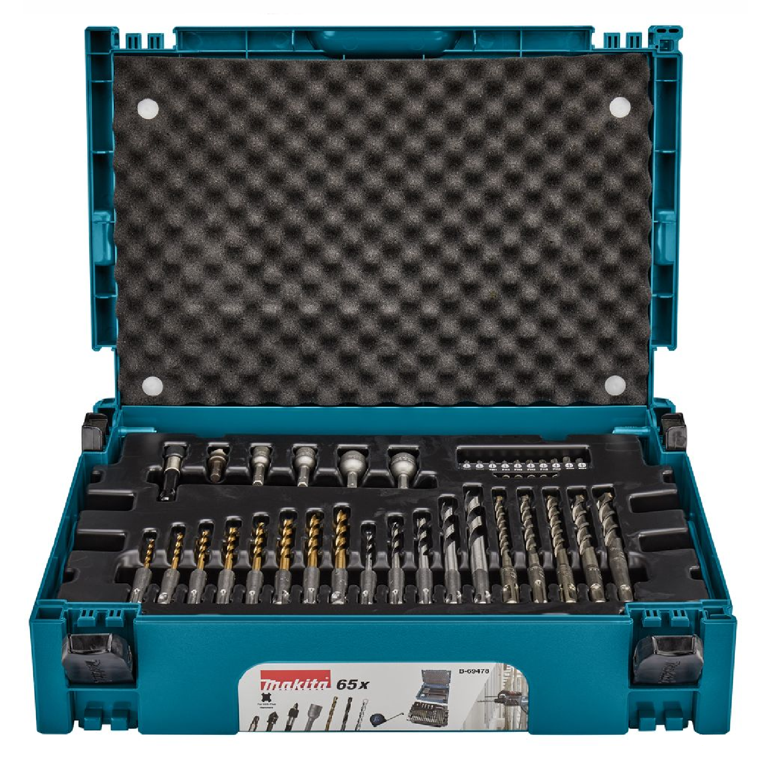 Makita 65PC Combination Set For SDS-Plus Hammers B-69478