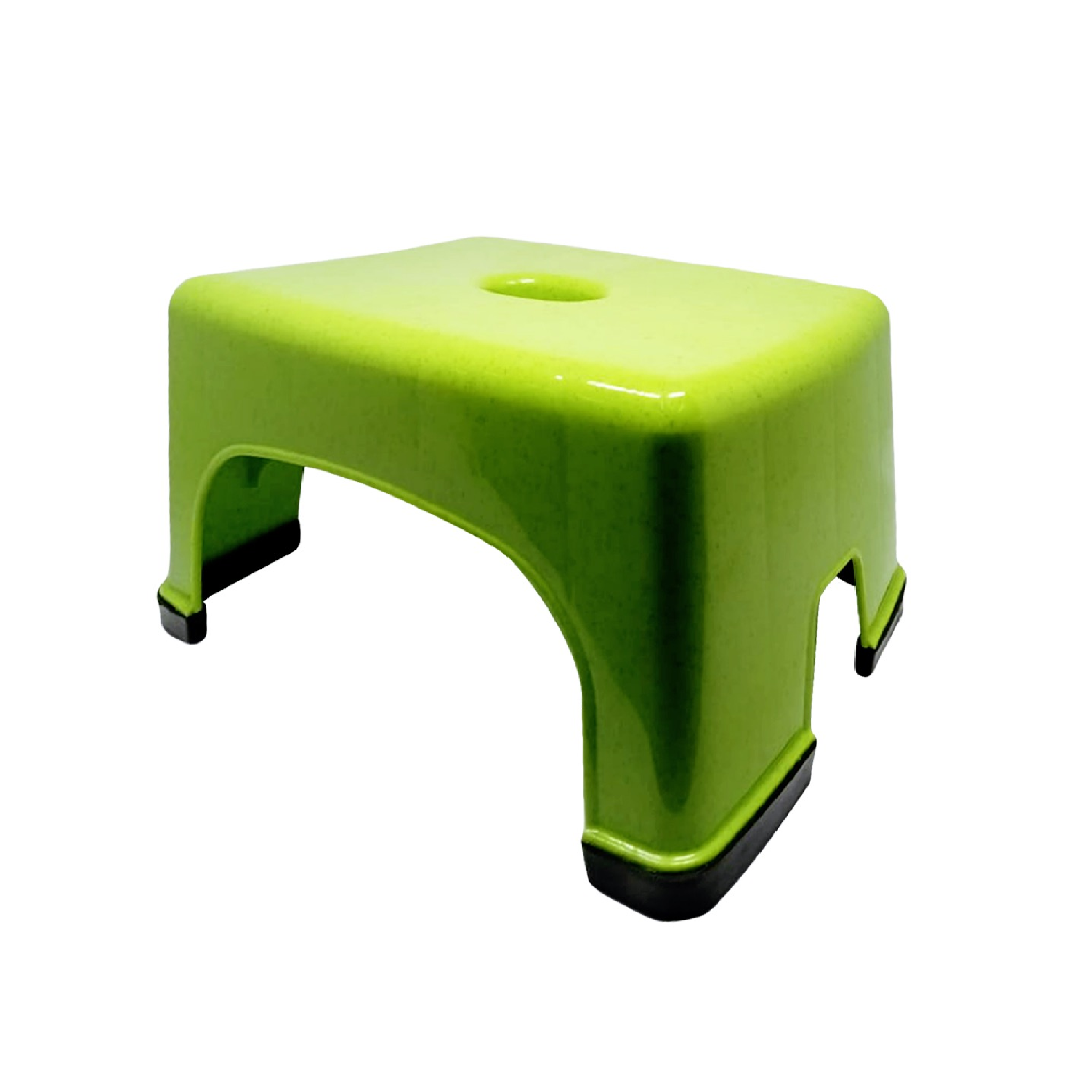 MCWARES RECTANGULAR Plastic Stool Heavy Duty Green