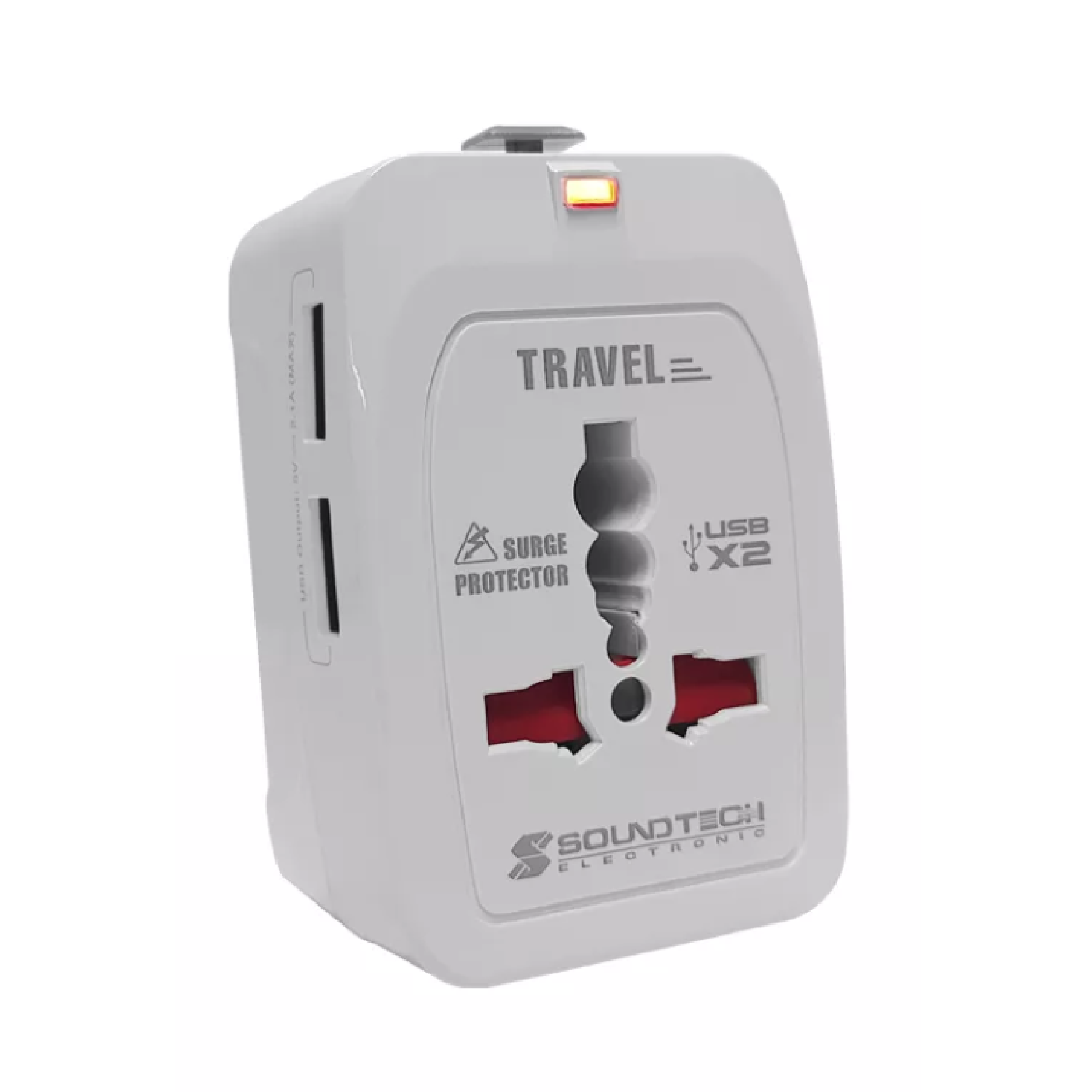 Soundteoh TA-669 Travel Adaptor With 2.1A USB