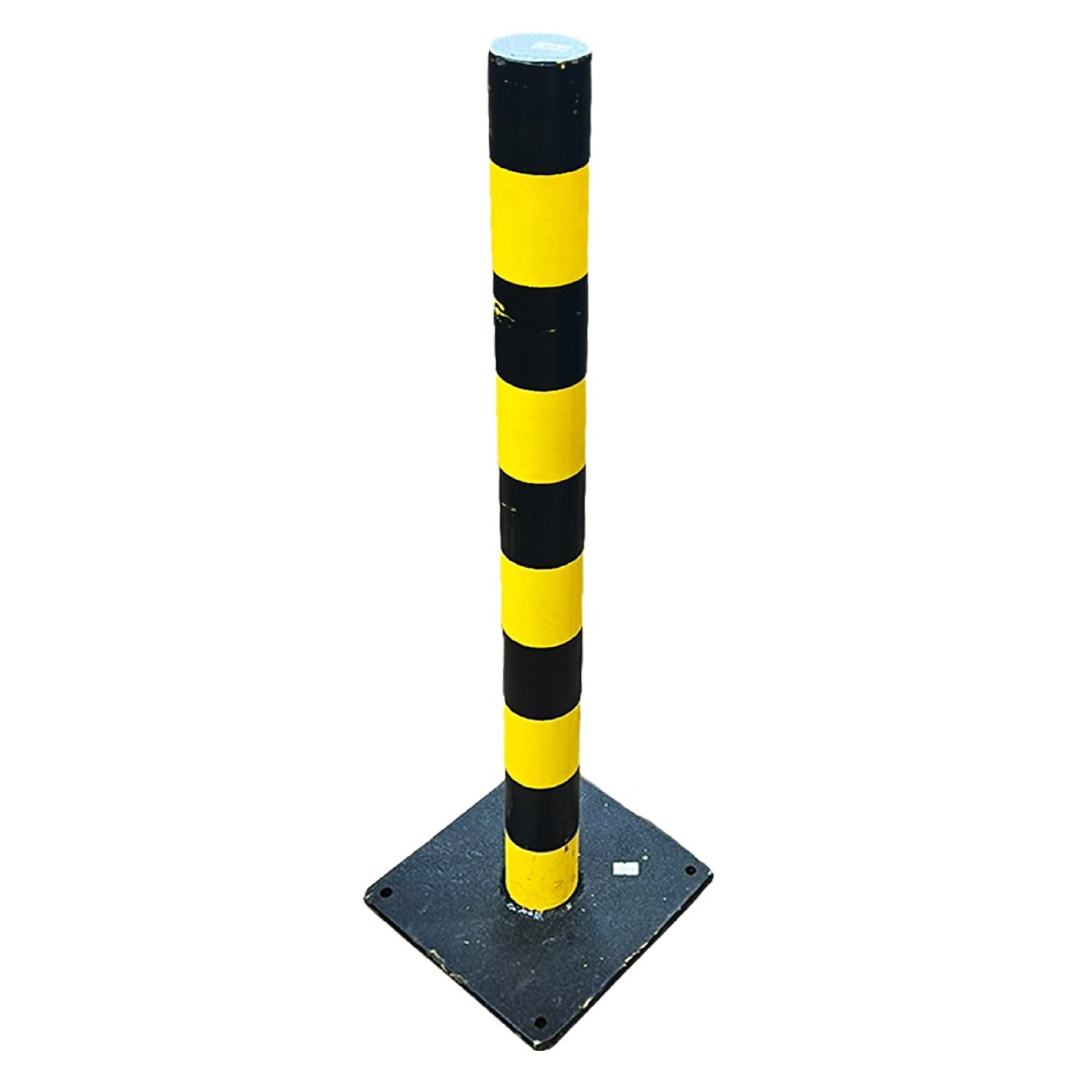 STEEL BOLLARD RIGID Black & Yellow