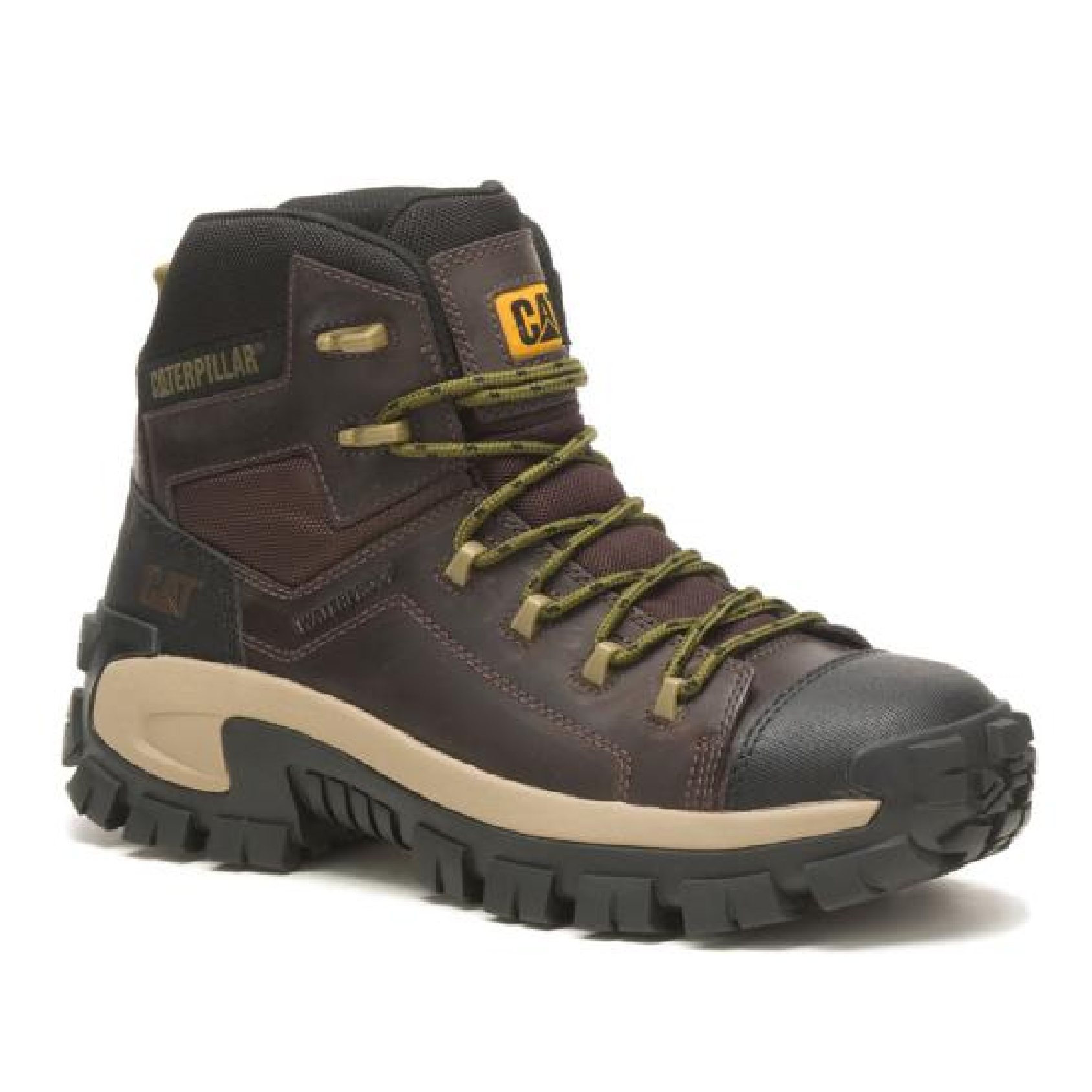 Caterpillar INVADER HIKER Composite Toe Safety Boots BROWN P91541