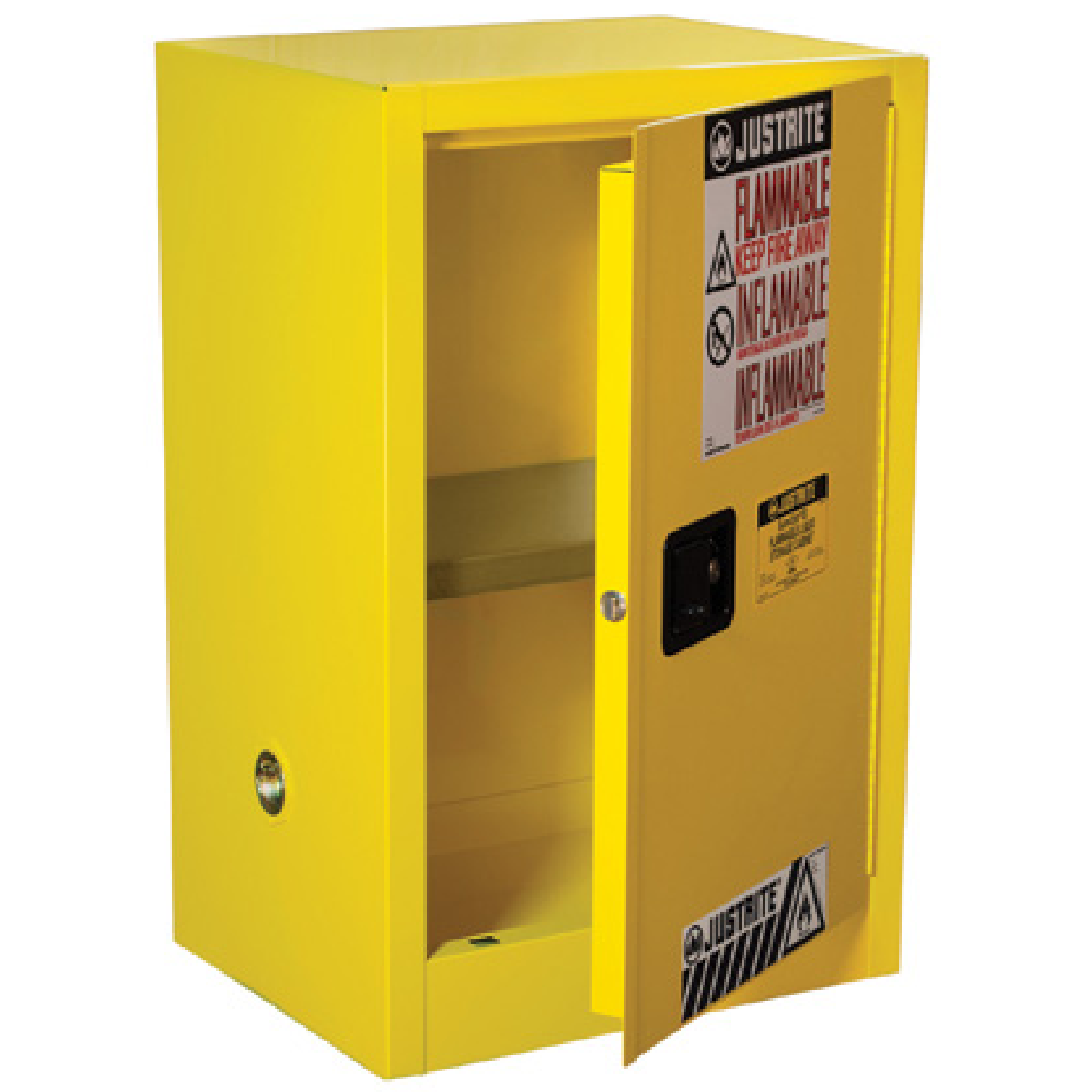 JUSTRITE 891200, Sure-Grip, Flammable Safety Cabinet, 12 GAL
