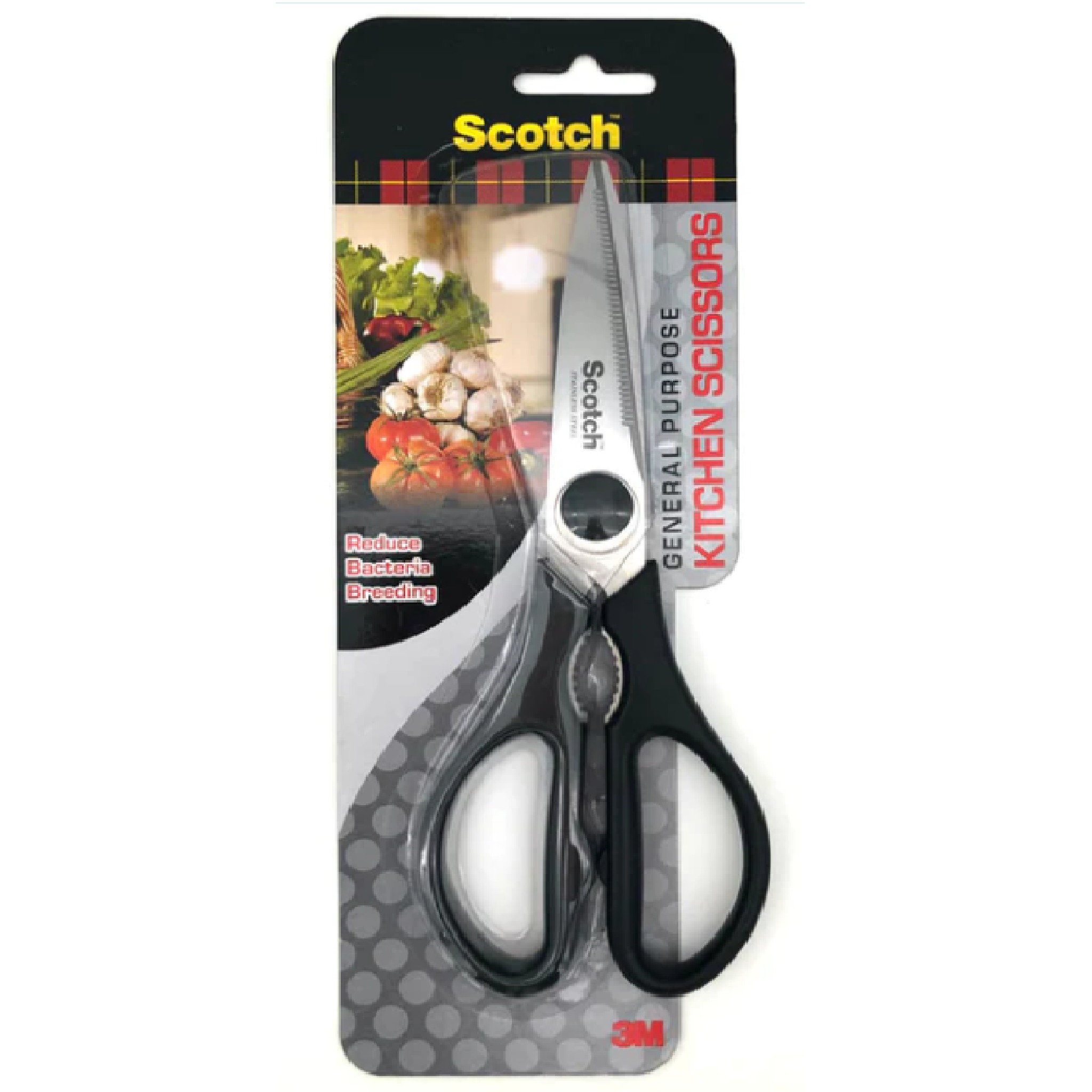 3M SCOTCH Kitchen Scissors GENERAL PURPOSE Black