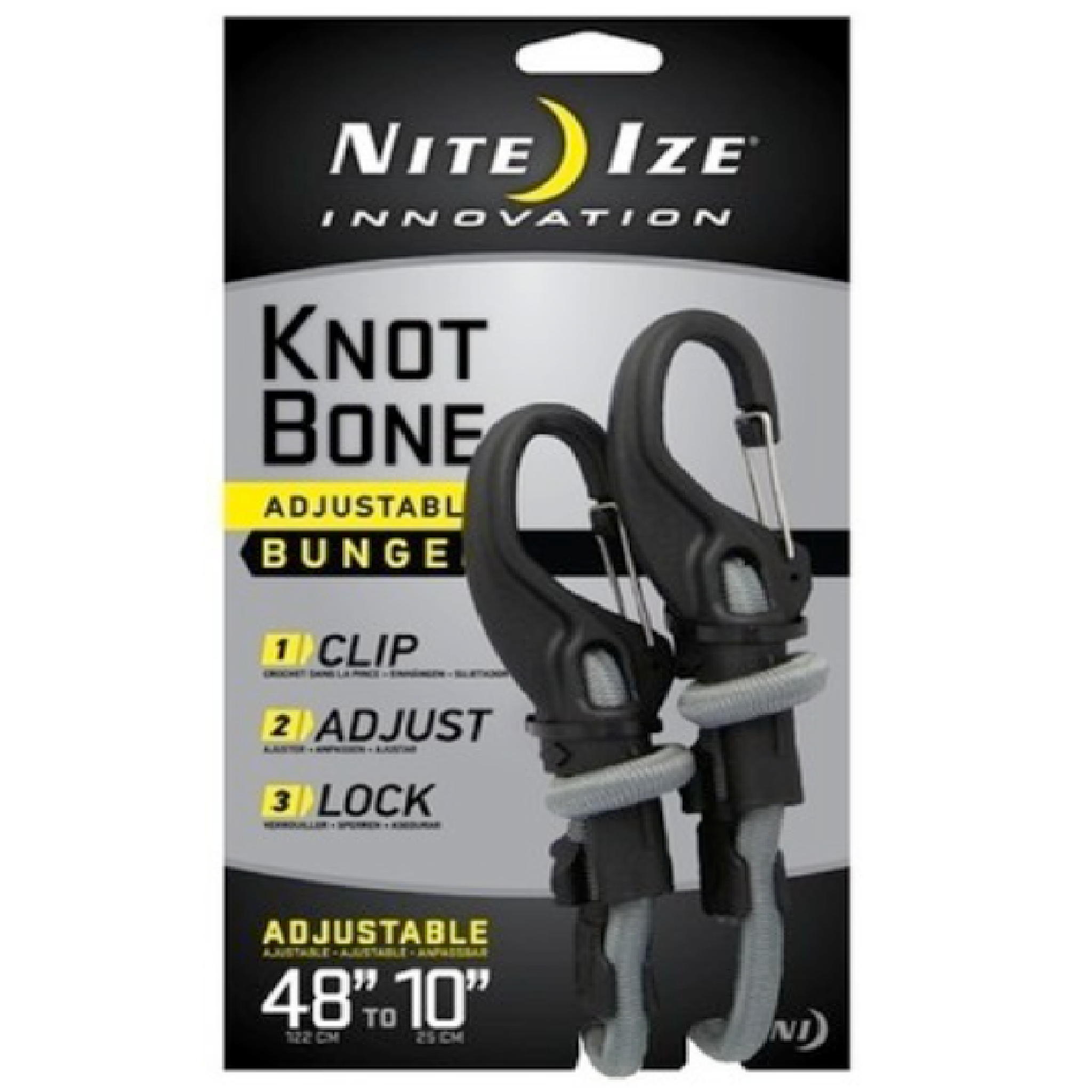 NITE IZE KnotBone Adjustable Bungee 10" To 48" LARGE