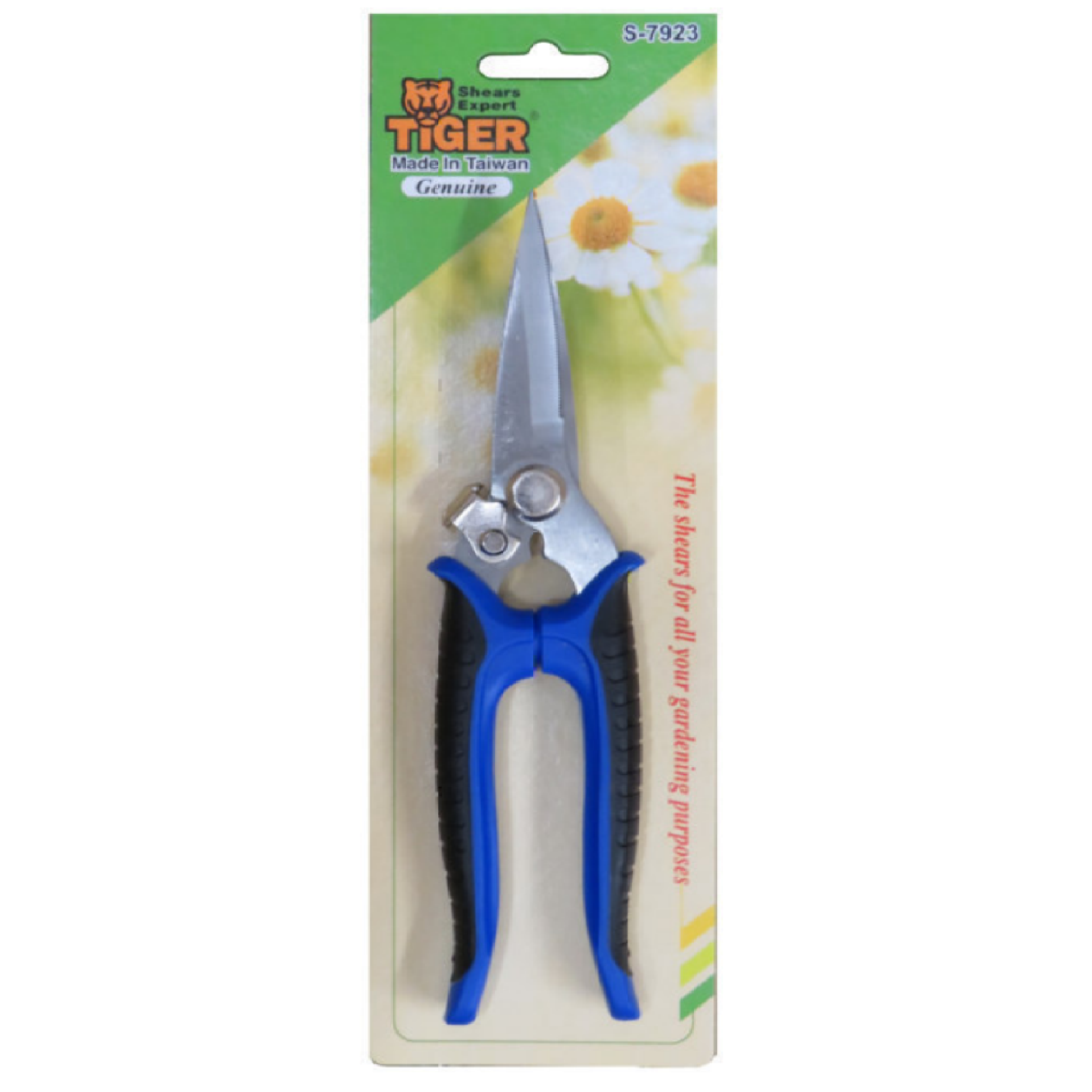 Tiger S7923 Stainless Steel Branch STRAIGHT Pruning Shear 8"