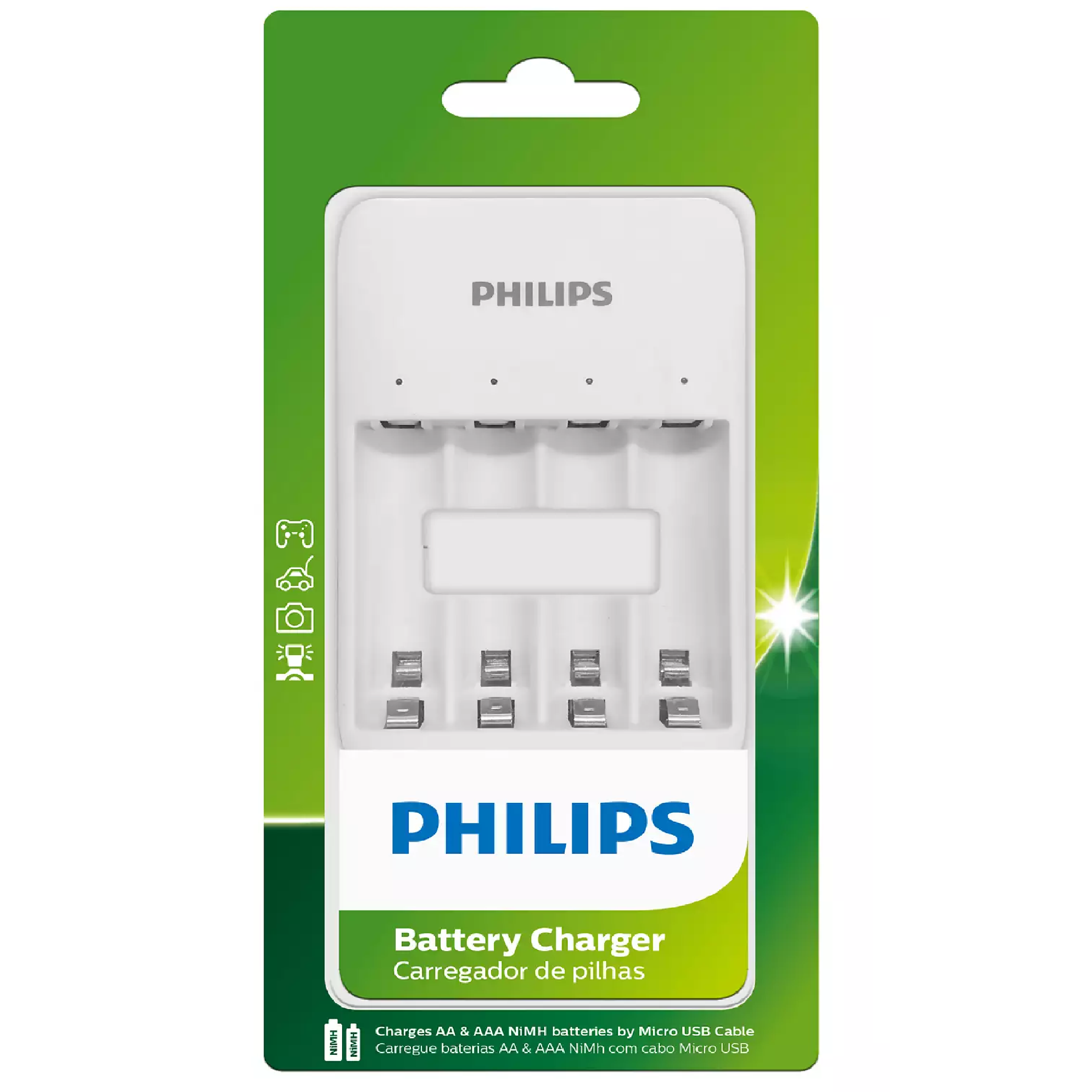 Philips Battery CHARGER (Micro USB Cable Included)