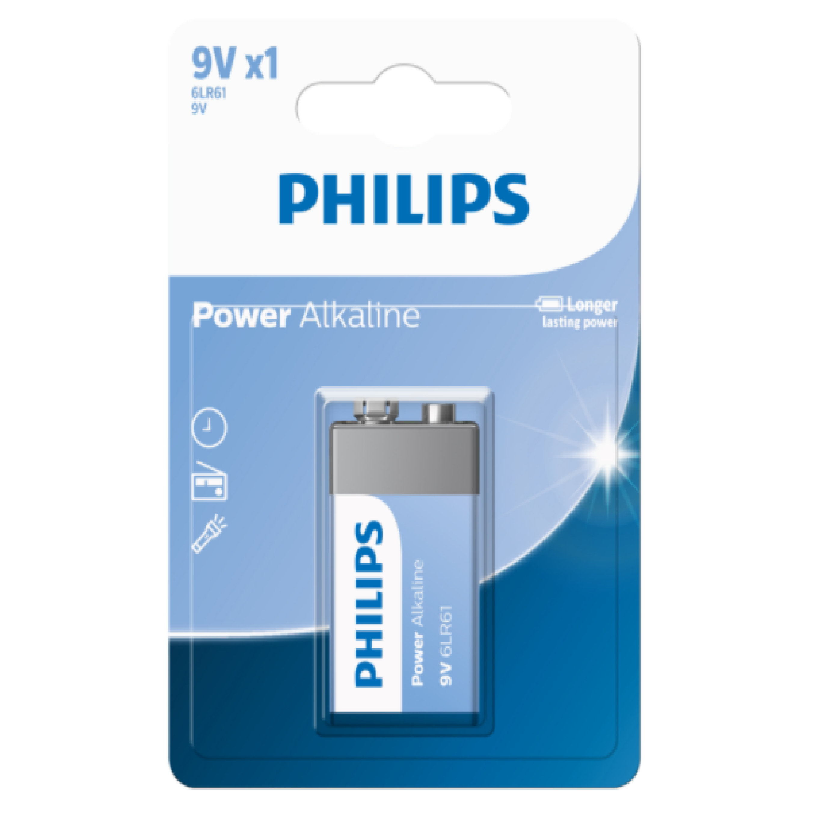Philips 9V Power Alkaline Battery