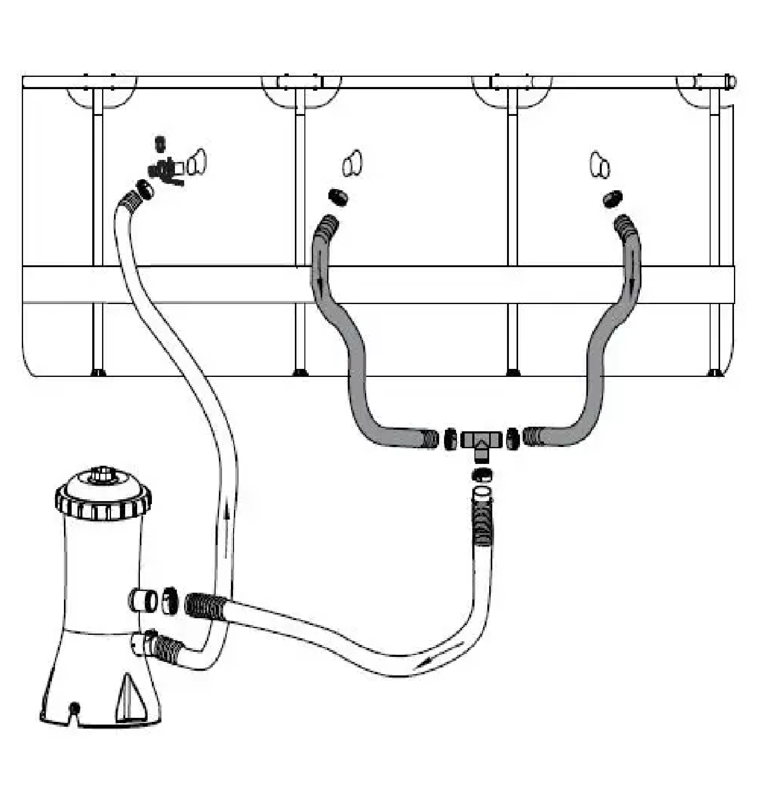 Intex C530 KRYSTAL CLEAR Cartridge Filter Pump For Above Ground Pools