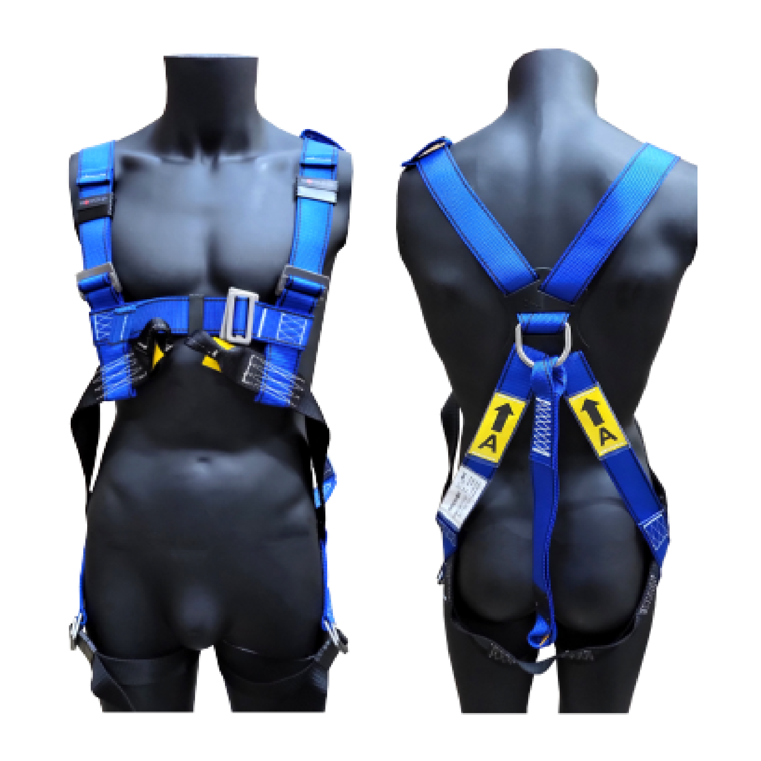 Worksafe WSFAB131-20 Full Body Harness With FRONT And DORSAL Anchorage Points With Chest Strap &  P30A Back Extension