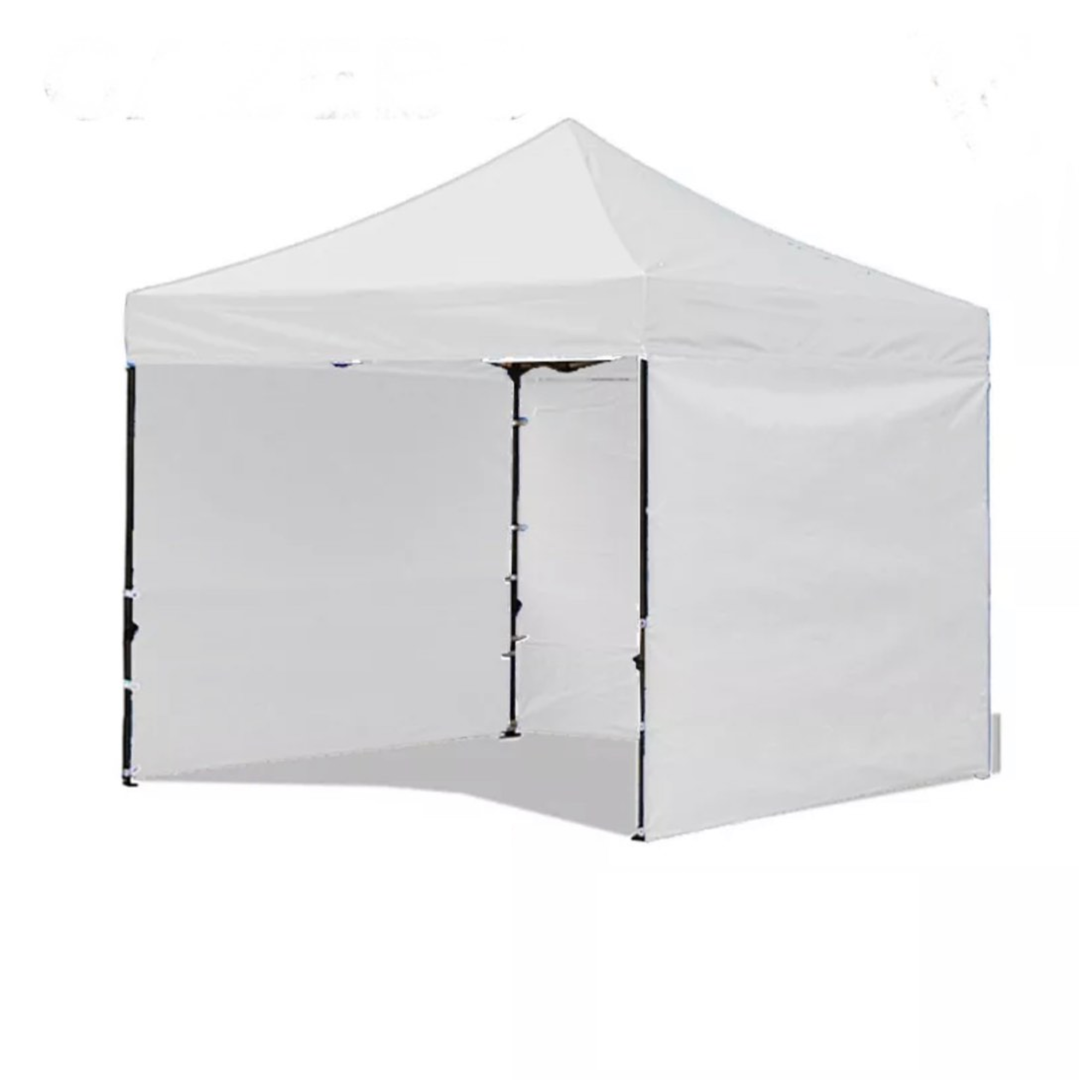 2M X 2M Folding TENTAGE CANVAS White With 4-SIDED Curtain