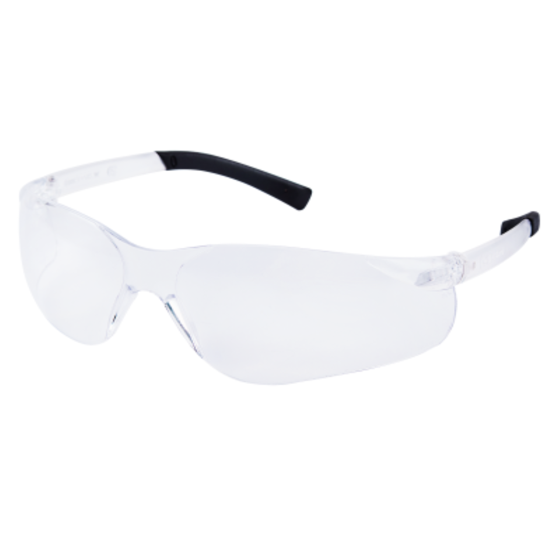 WORKGARD E3068 Clear TEMPLE Black Tip Clear LENS Polycarbonate Safety Eyewear