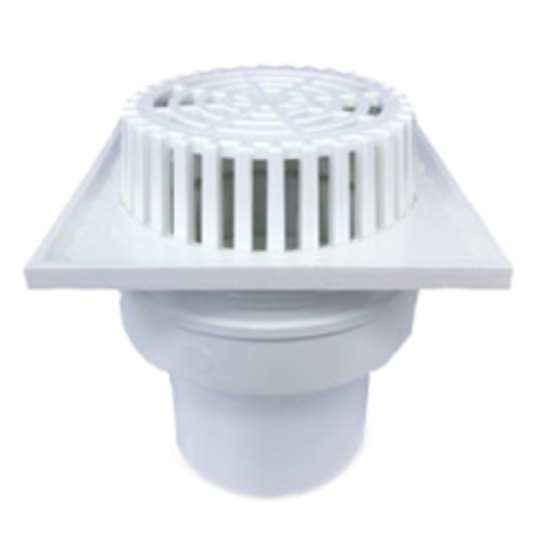 Husky 6"/150MM Dome Balcony Outlet With Square Base 08-BOD6SB213