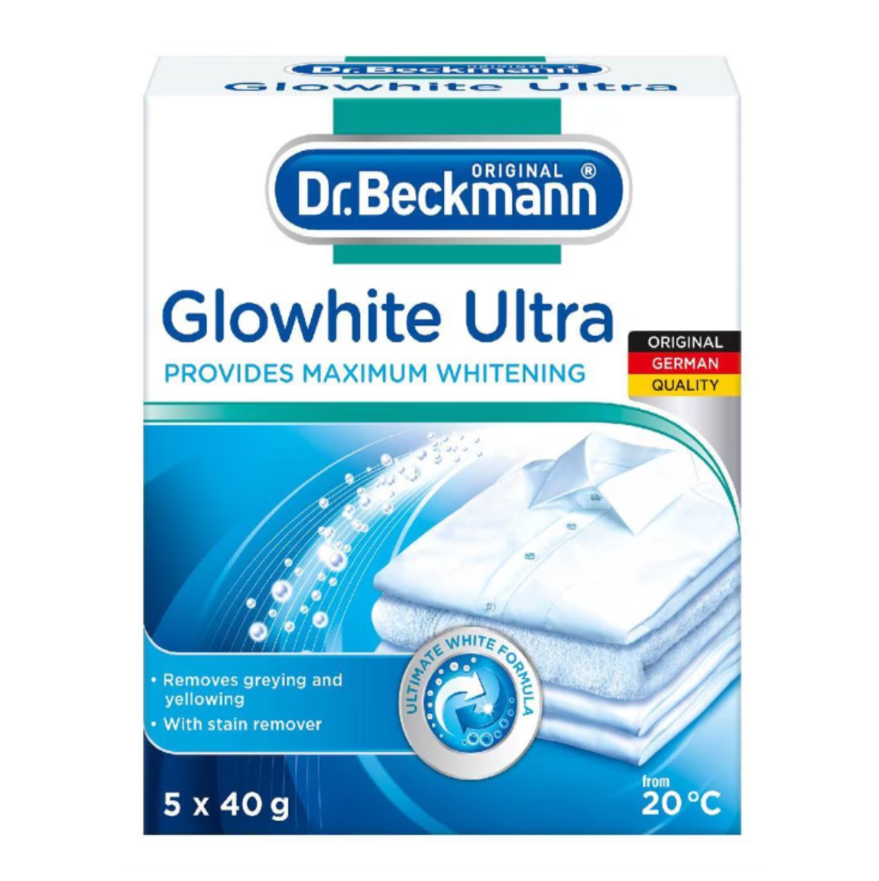 DR. BECKMANN GLOWHITE ULTRA Whitener 5 SHEETS X 40g