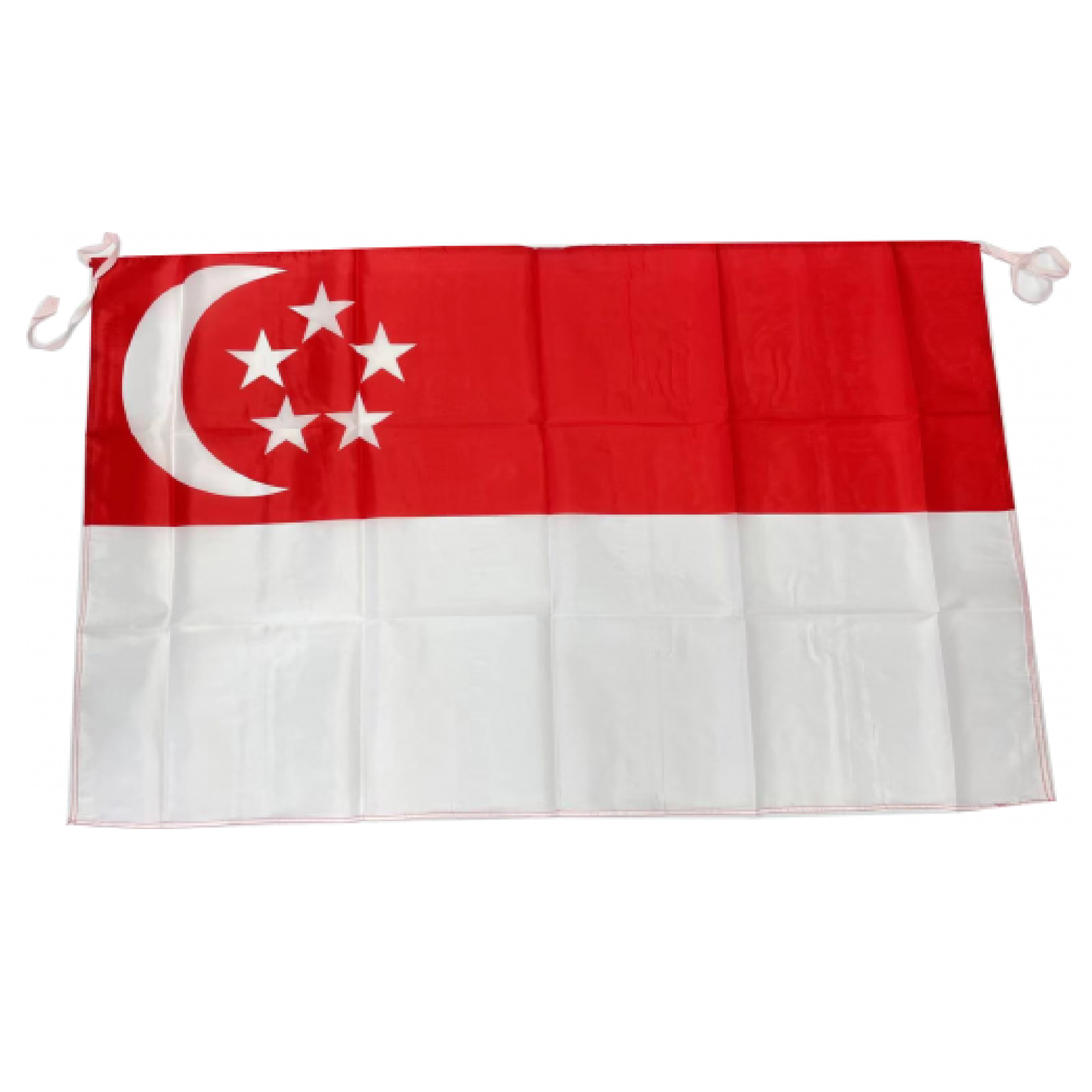 Singapore NATIONAL DAY FLAG Hanging 135CM X 90CM