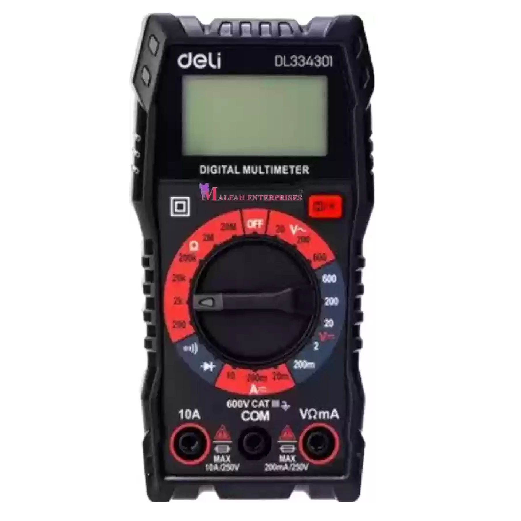 DELI AC/DC 600V Digital MULTIMETER DL334301