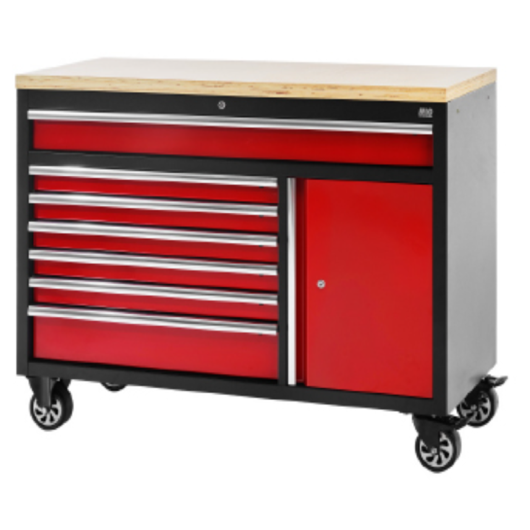 M10 MW-XL 7-DRAWER Tool Wagon With Wooden Top