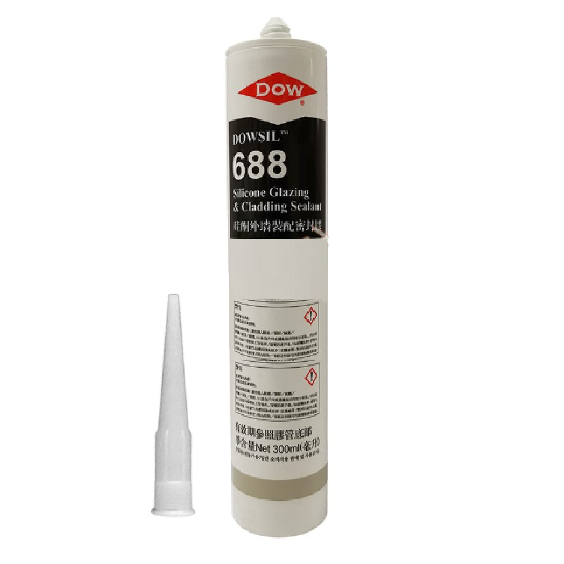 DOWSIL 688 GLAZING & CLADDING Silicone Sealant 300ML