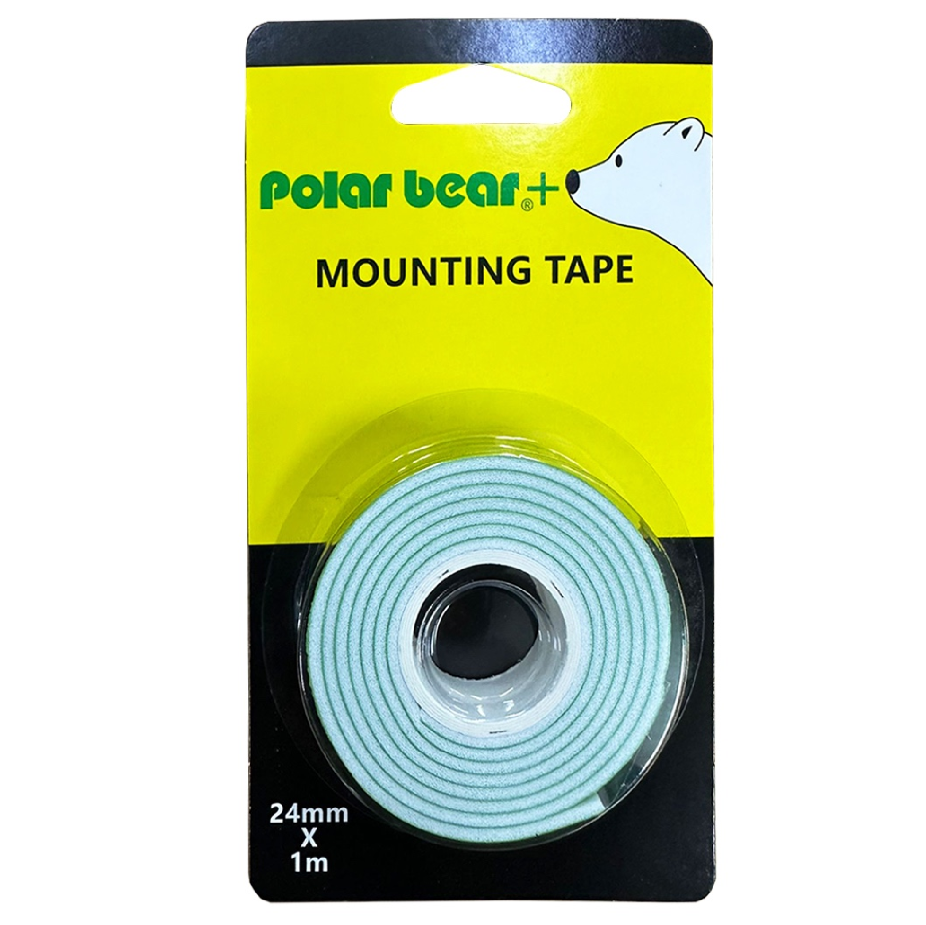 POLAR BEAR Indoor DOUBLE-SIDED Mounting Tape 24MM X 1M