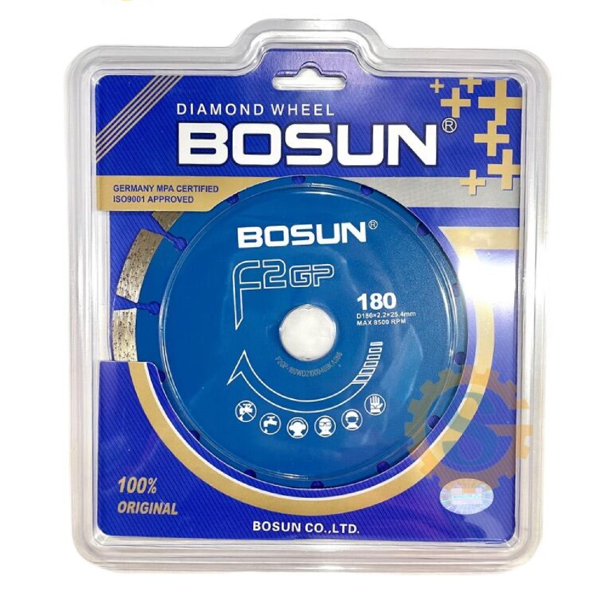 BOSUN 7"/180MM X 2.2MM X 25.4MM Diamond Wheel F1GP