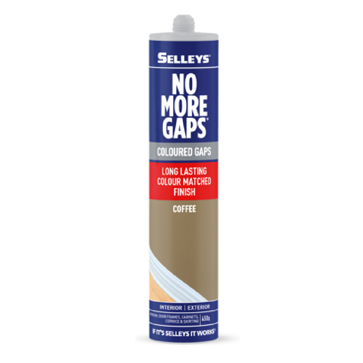 Selleys NO MORE GAPS Coloured Gaps FILLER 450g For INTERIOR & EXTERIOR