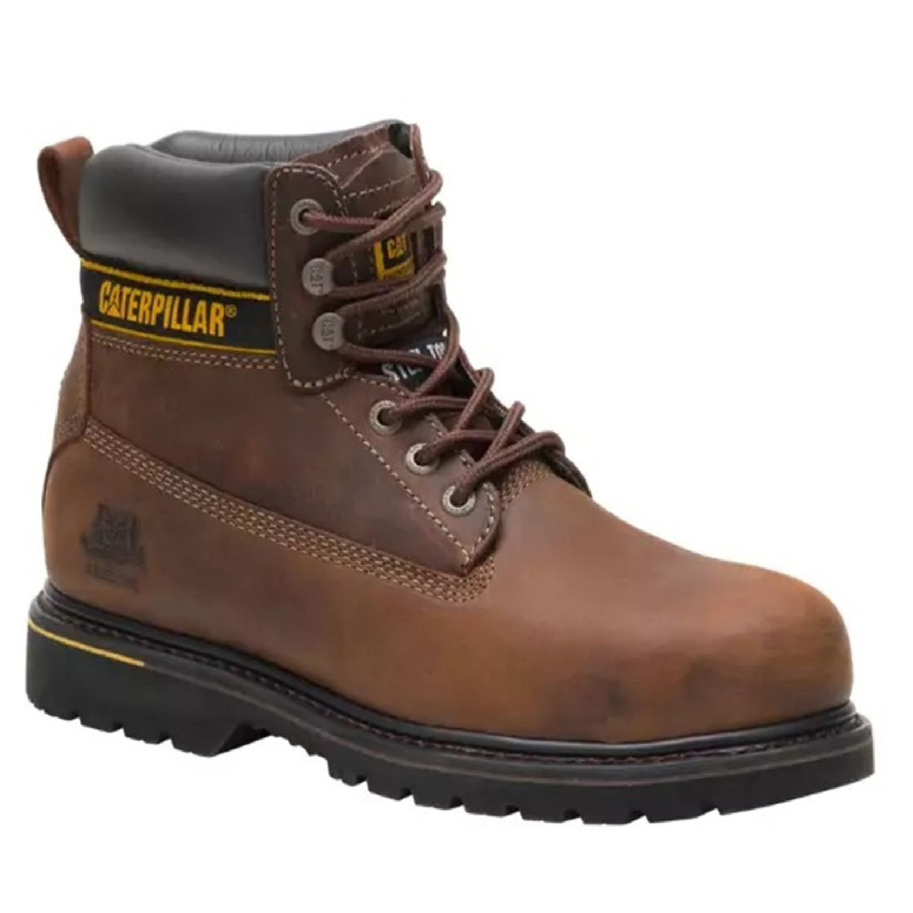 Caterpillar HOLTON STEEL TOE Work Boot DARK BROWN P708025