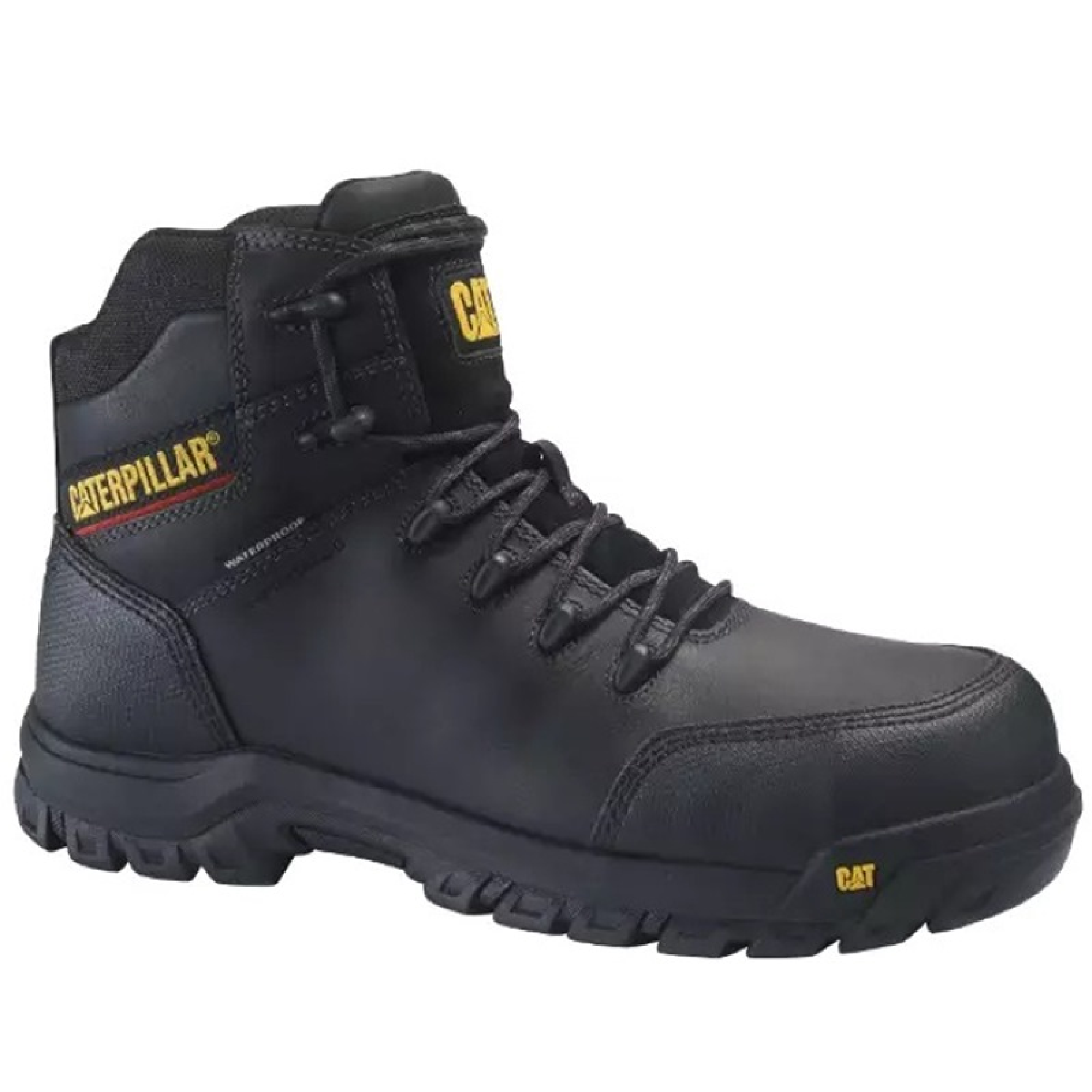 Caterpillar RESORPTION Waterproof COMPOSITE TOE Work Boot BLACK P90976