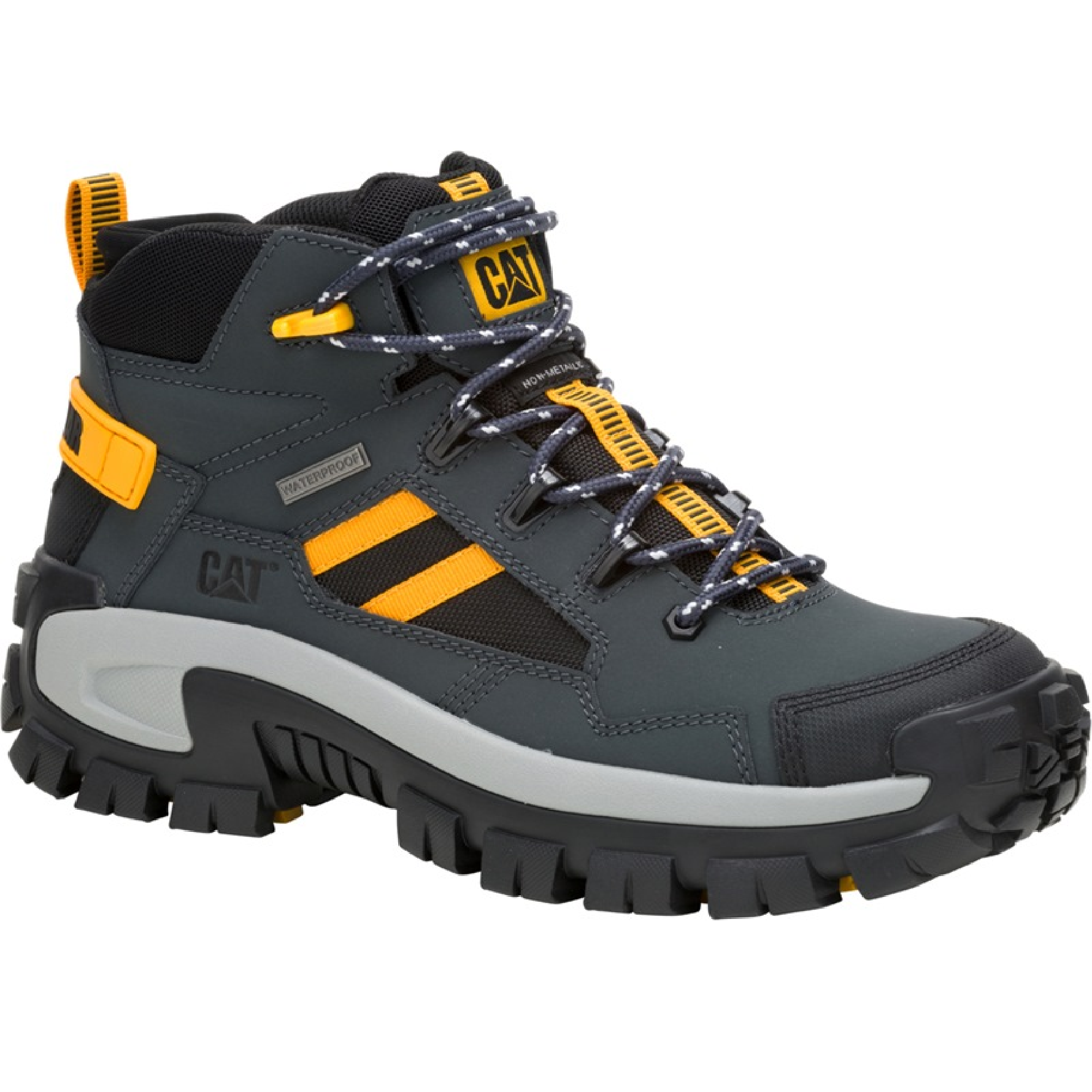 Caterpillar INVADER MID VENT WATERPROOF COMPOSITE TOE Work Shoe DARK SHADOWS SHOE P91757