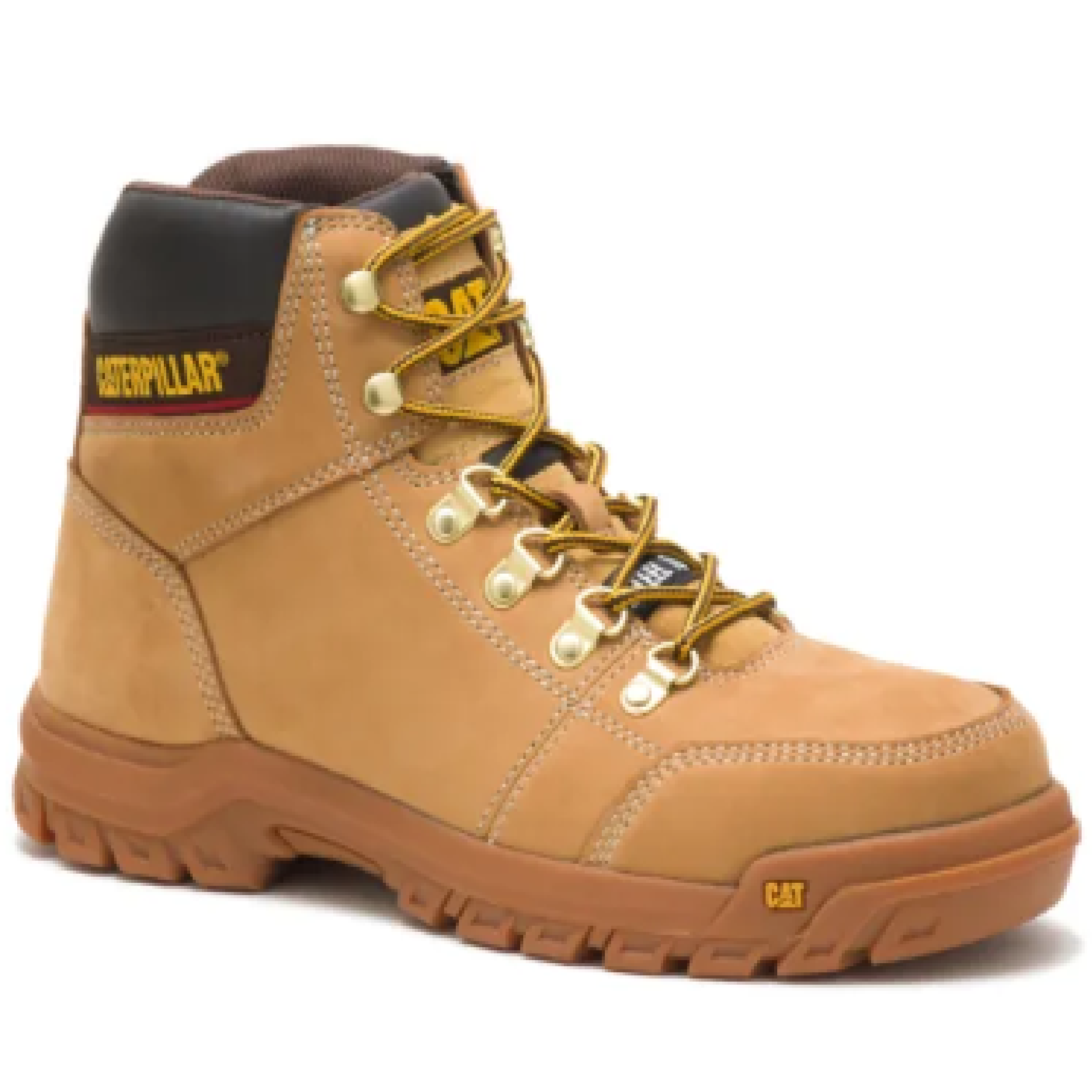 Caterpillar Men OUTLINE STEEL TOE HONEY RESET Work Boots P90801